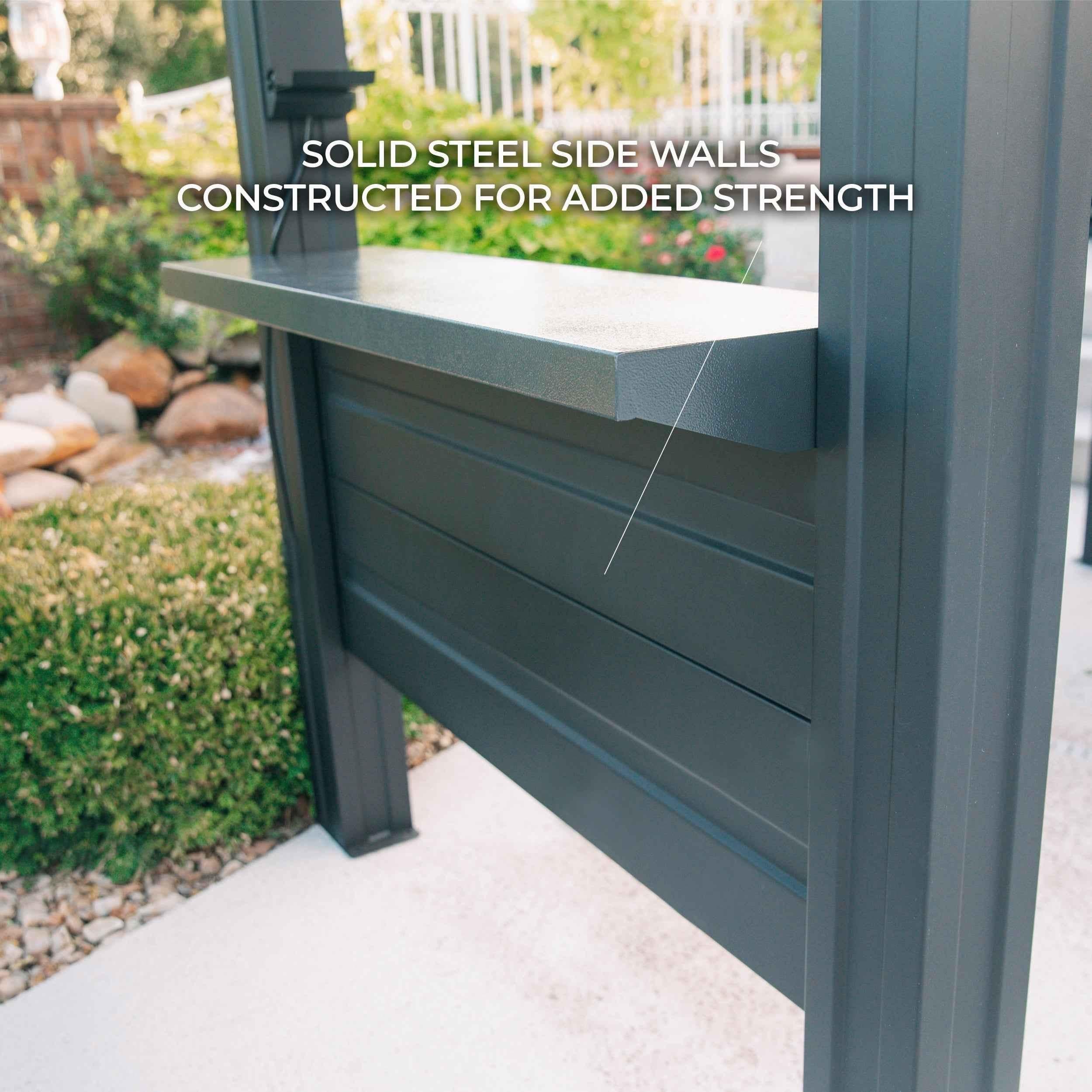 Backyard Discovery Rockport Steel Grill Gazebo.