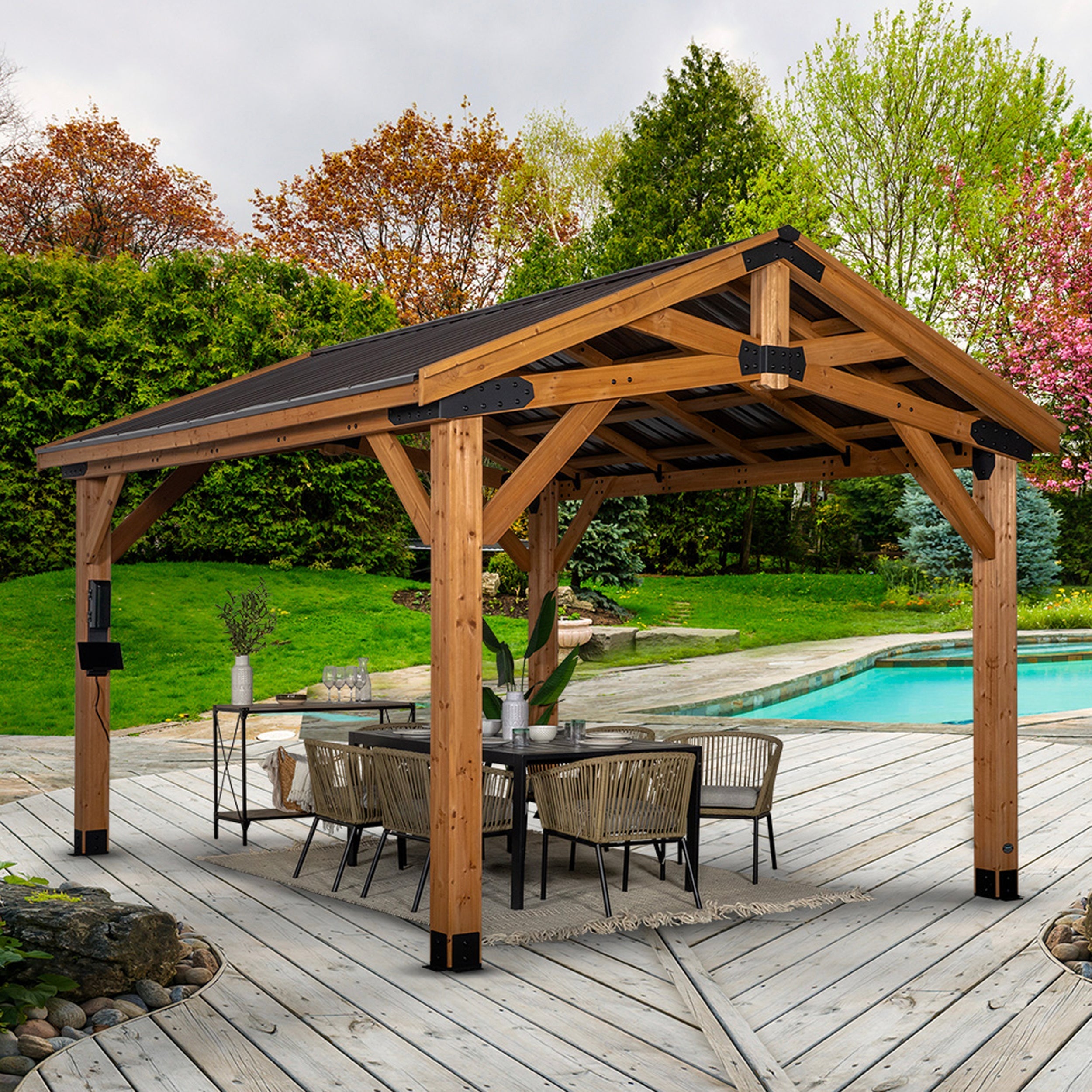 14x12 Norwood Gazebo - Backyard Discovery