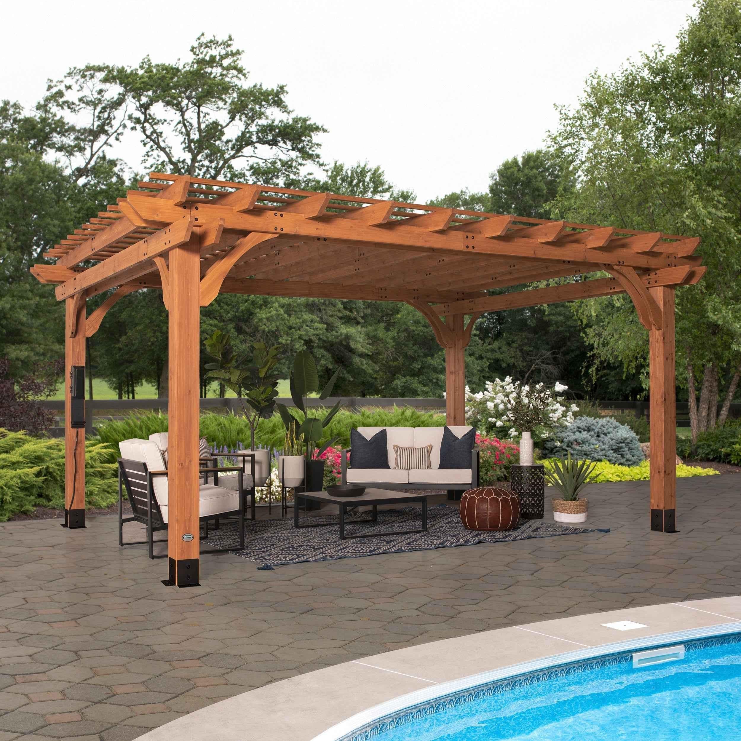 Backyard Discovery 16x12 Beaumont Pergola.