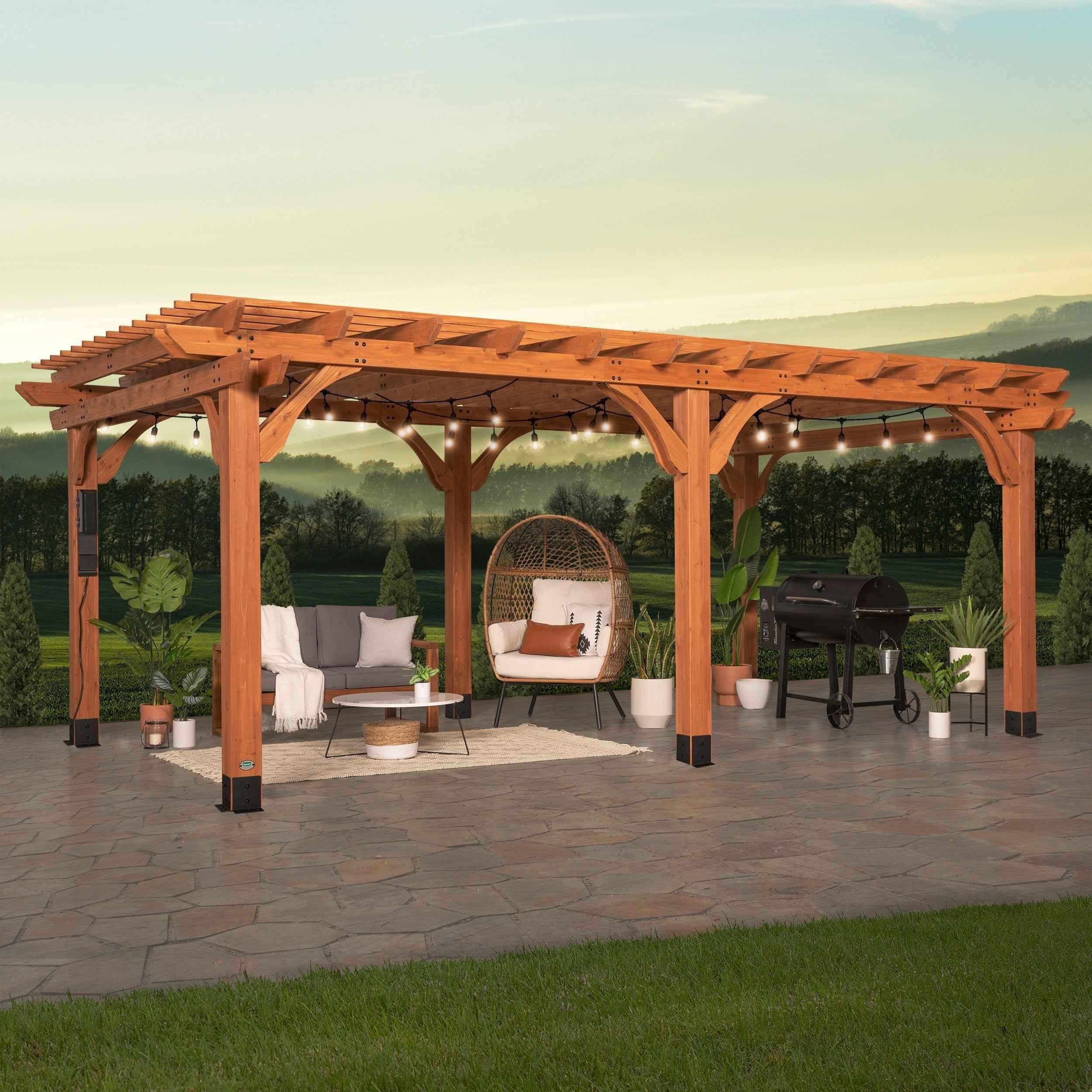 Backyard Discovery 20x12 Beaumont Pergola.