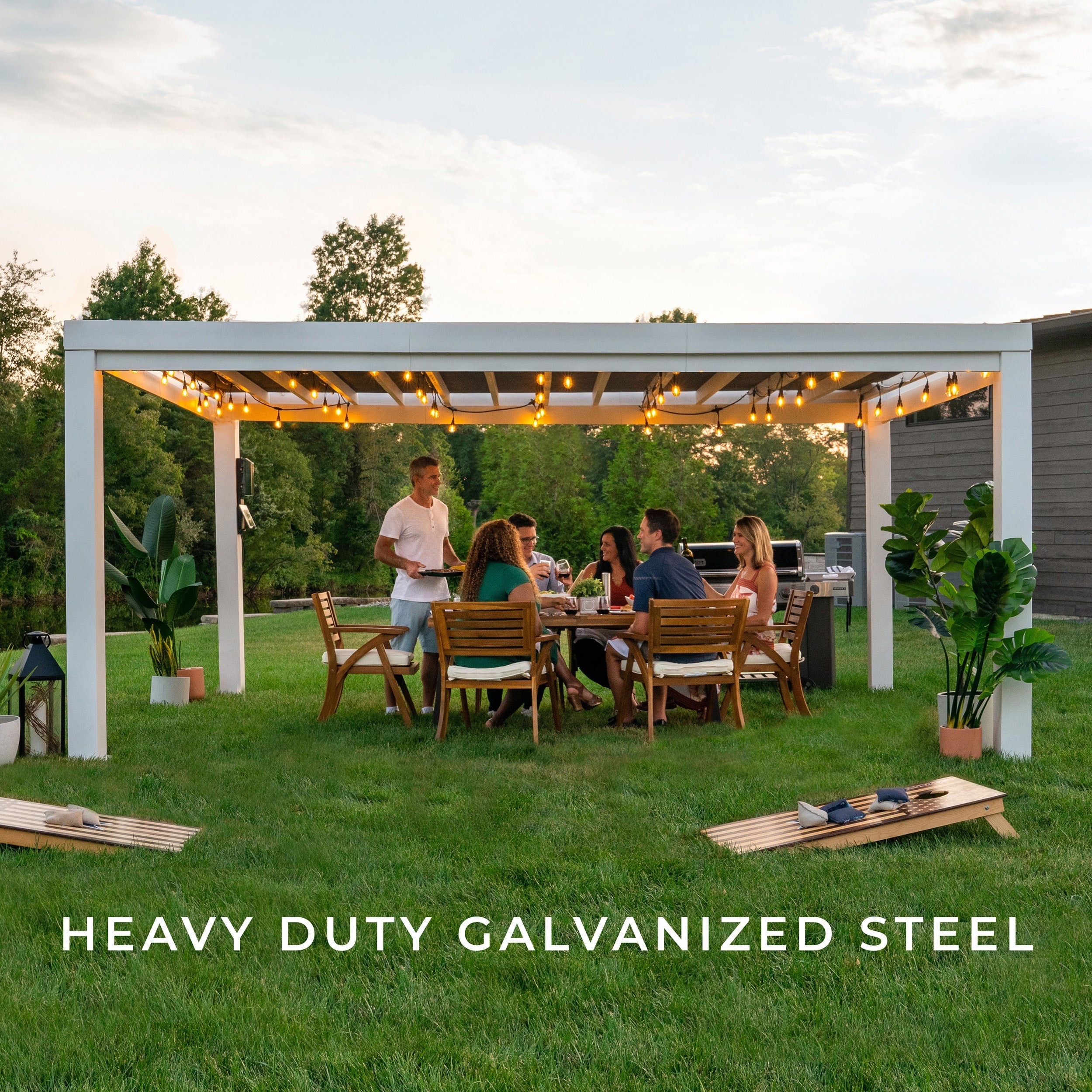 16x12 Windham Steel Pergola