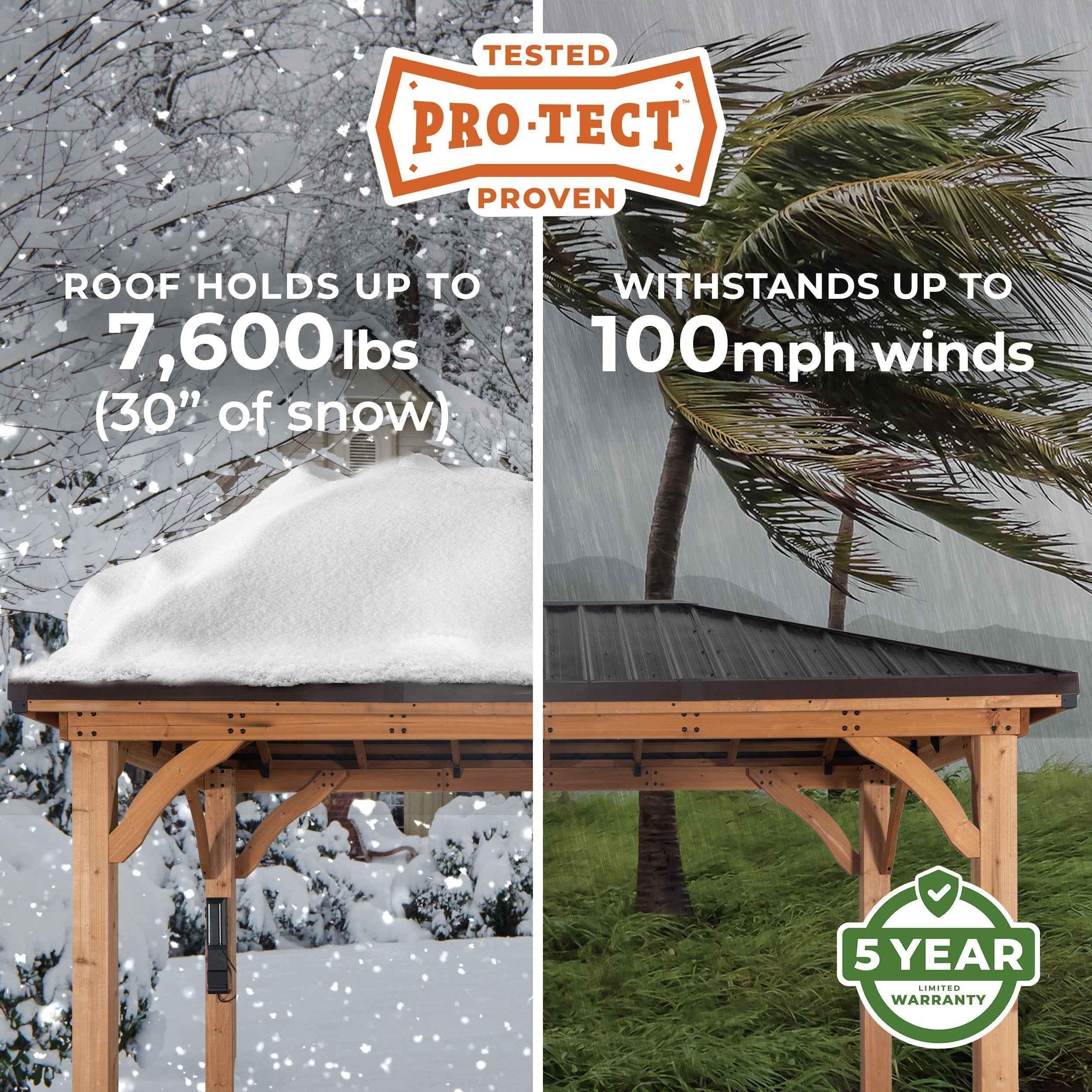 Backyard Discovery 14x10 Cordova Gazebo.