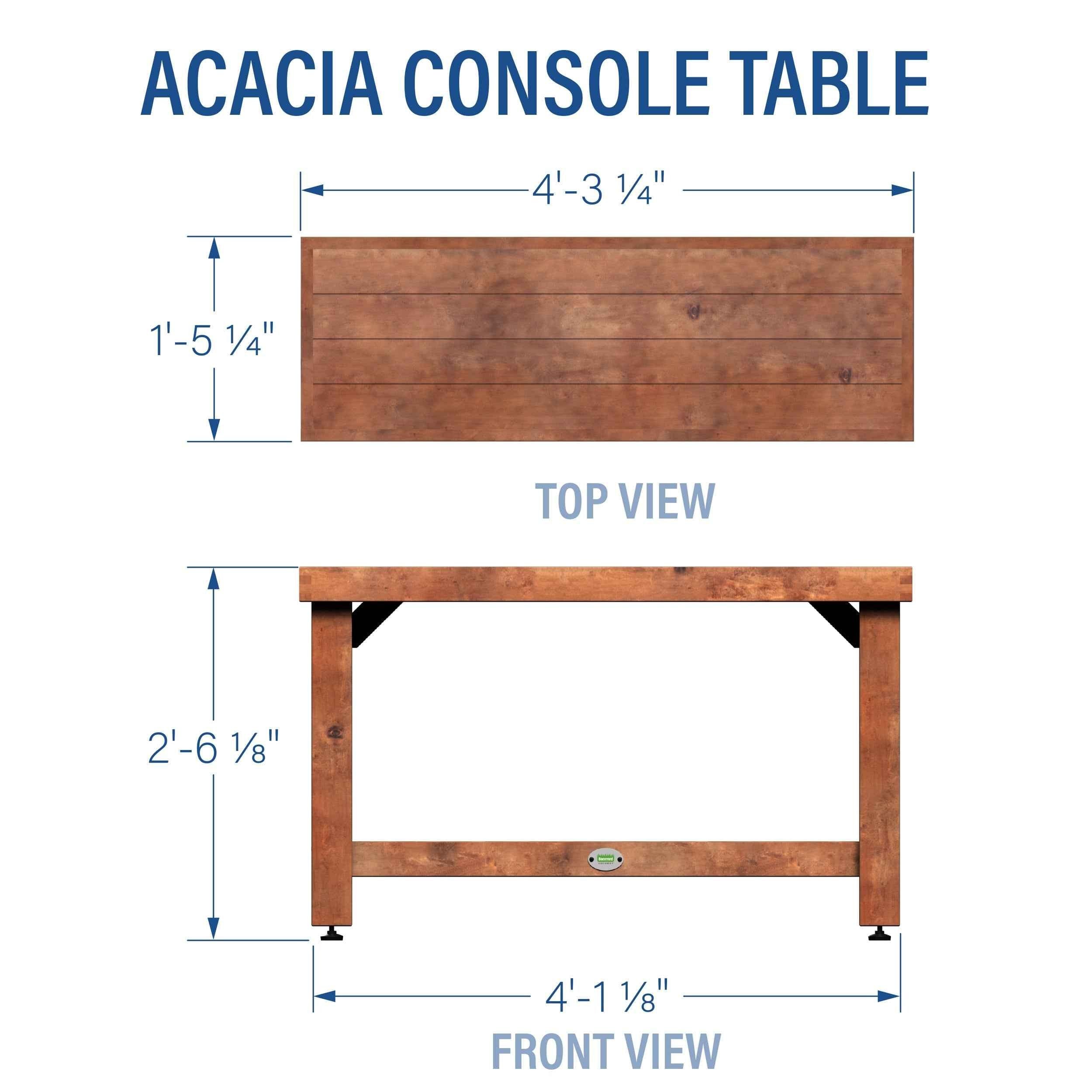 Backyard Discovery Console Table - Acacia.
