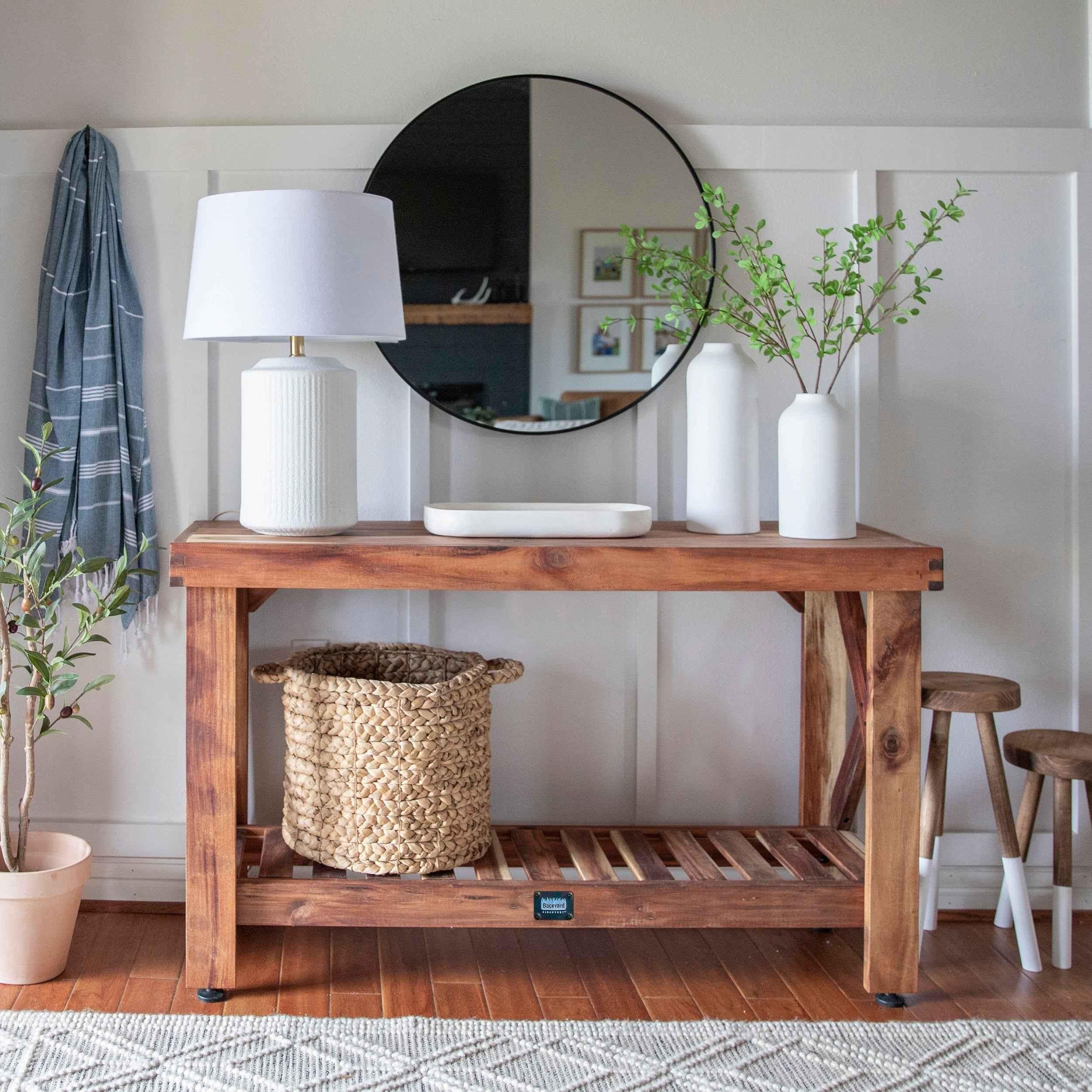 Backyard Discovery Console Table - Acacia.