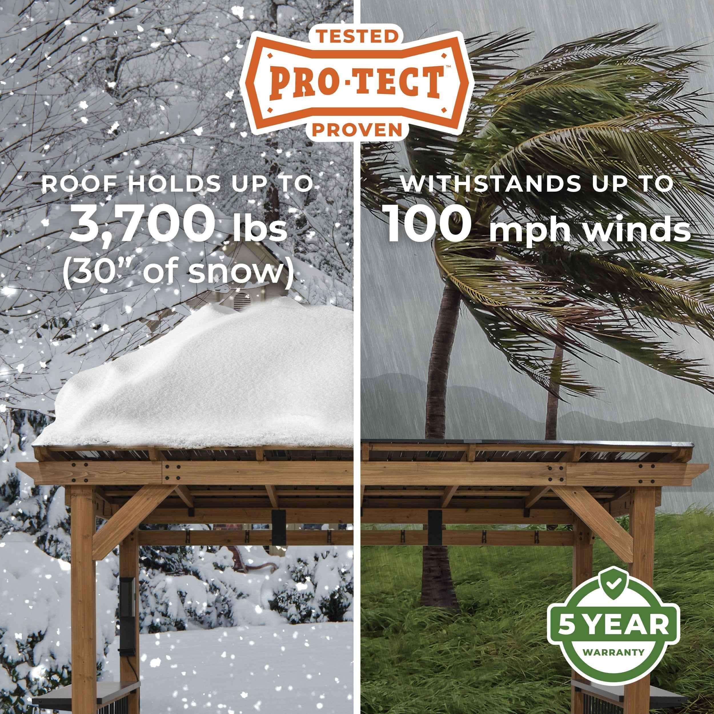 Backyard Discovery Saxony XL Grill Gazebo.