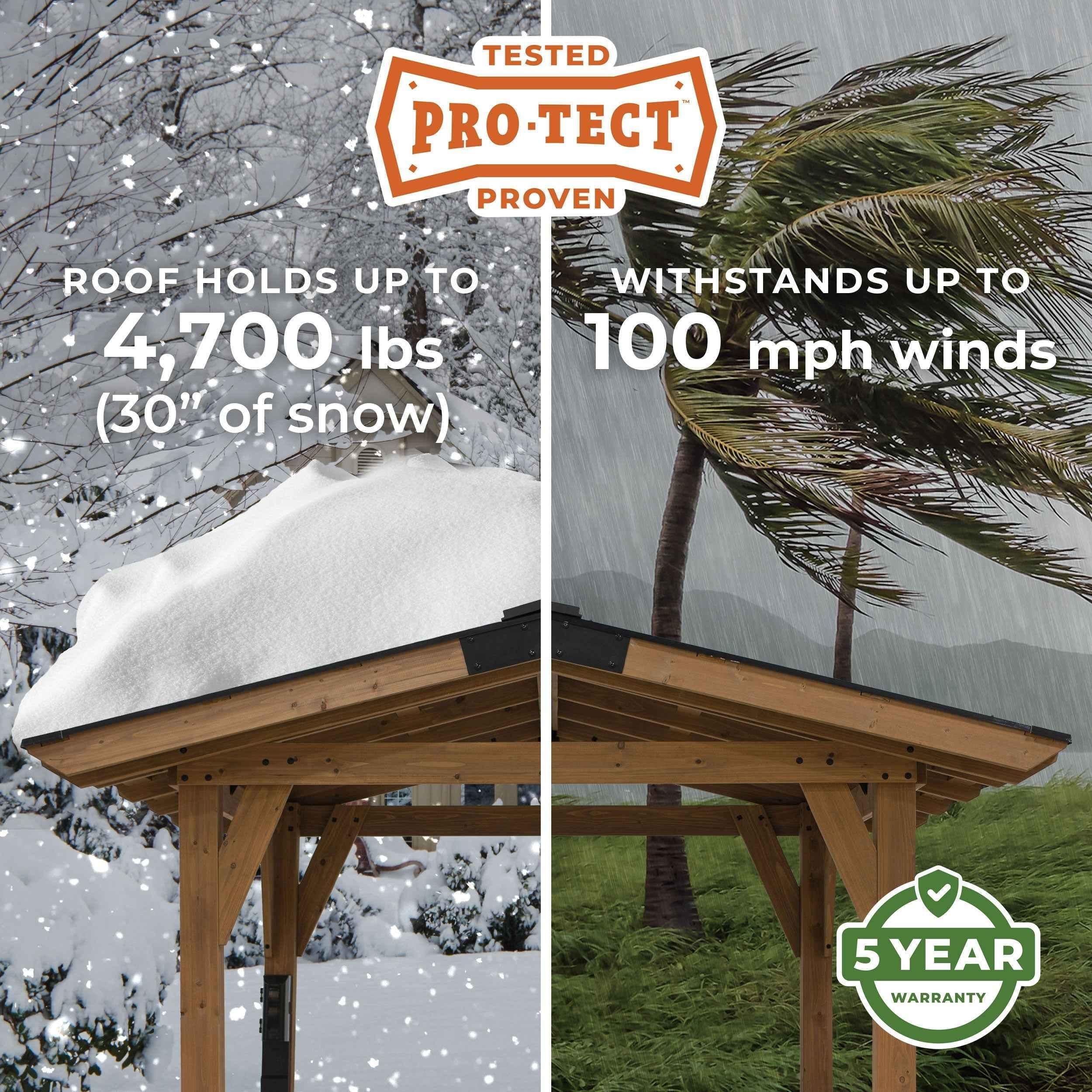 Backyard Discovery Granada Grill Gazebo with Outdoor Bar.