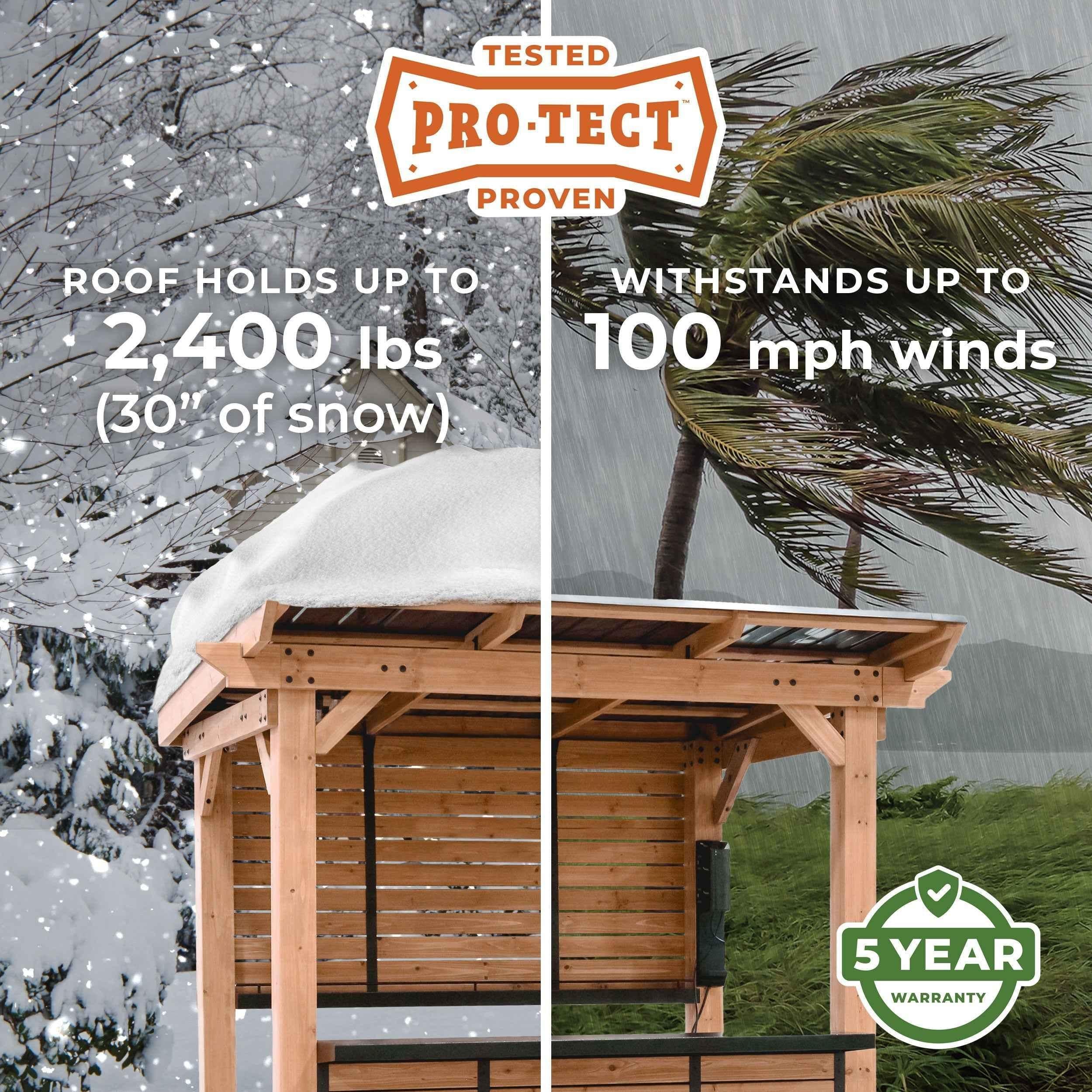 Backyard Discovery Cedar Springs Outdoor Bar.