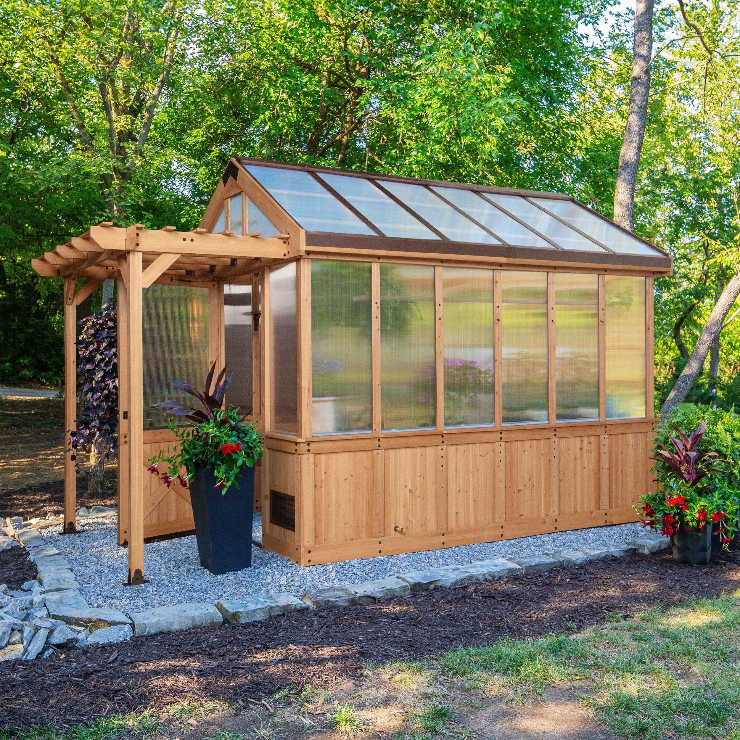Backyard Discovery 11x7 Bellerose Greenhouse.