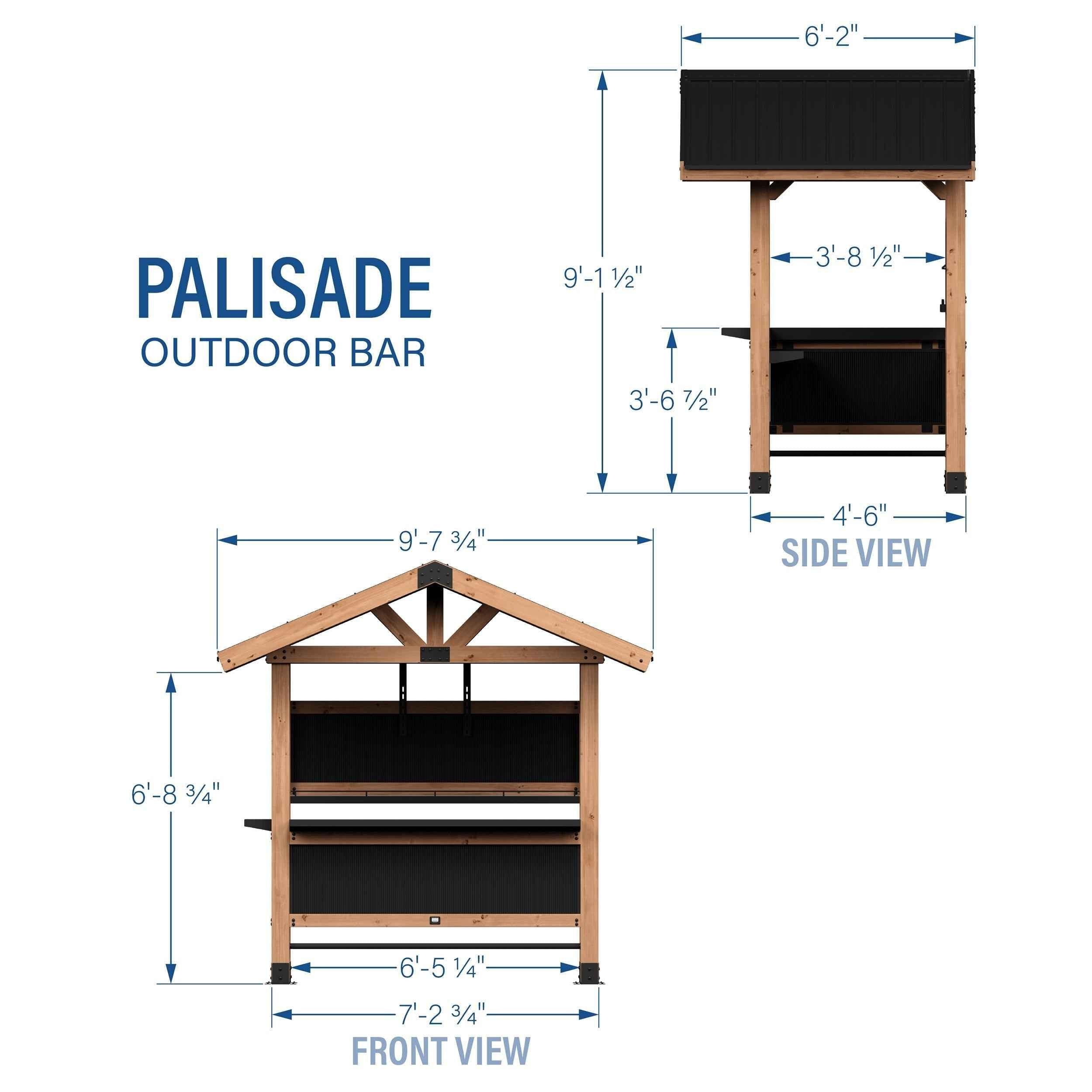 Backyard Discovery Palisade Outdoor Bar.