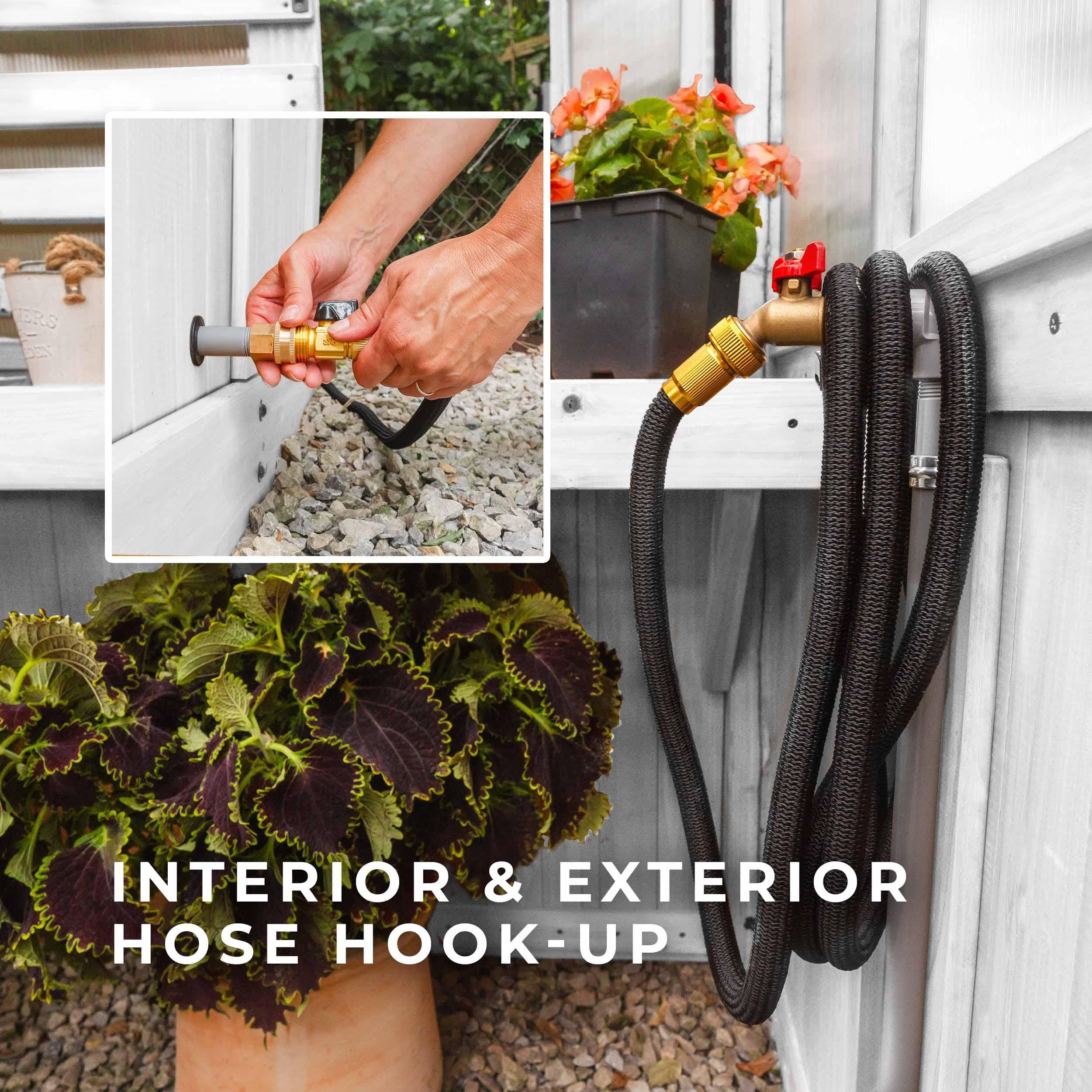 Backyard Discovery 9x6 White Bellerose Greenhouse.