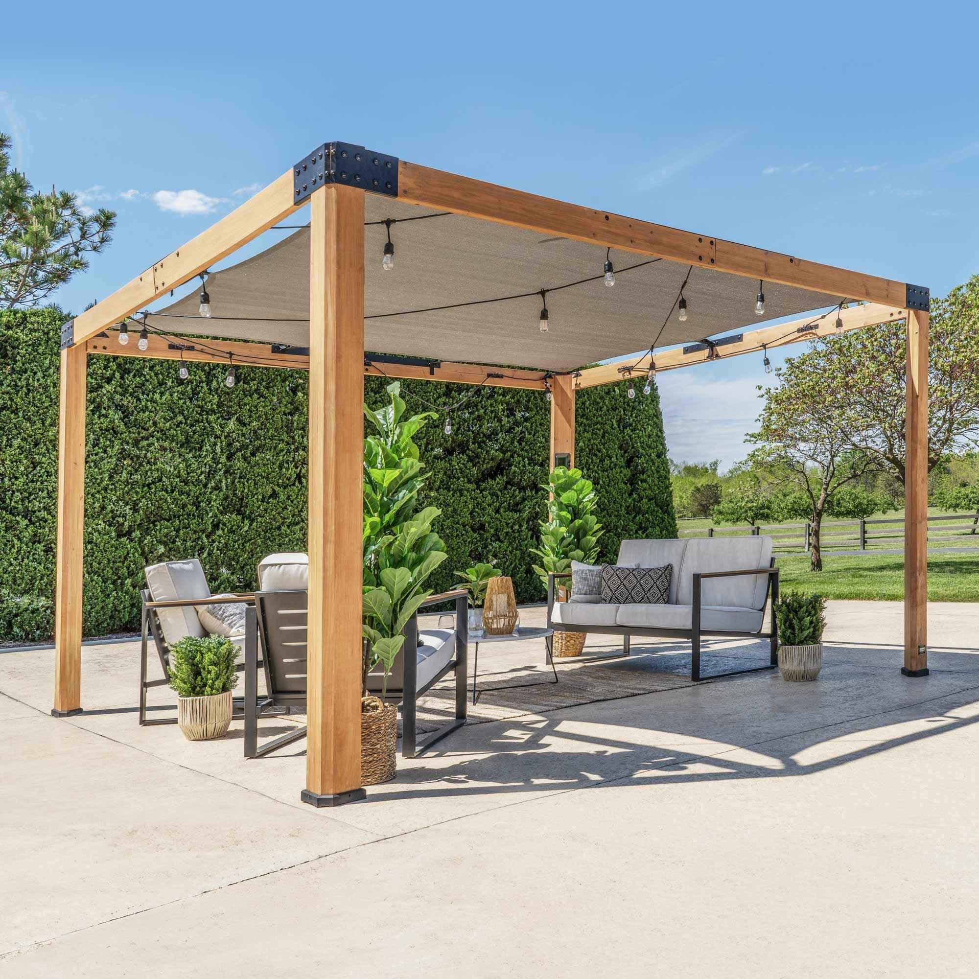 Backyard Discovery 12x10 Brendan Sail Shade Pergola.