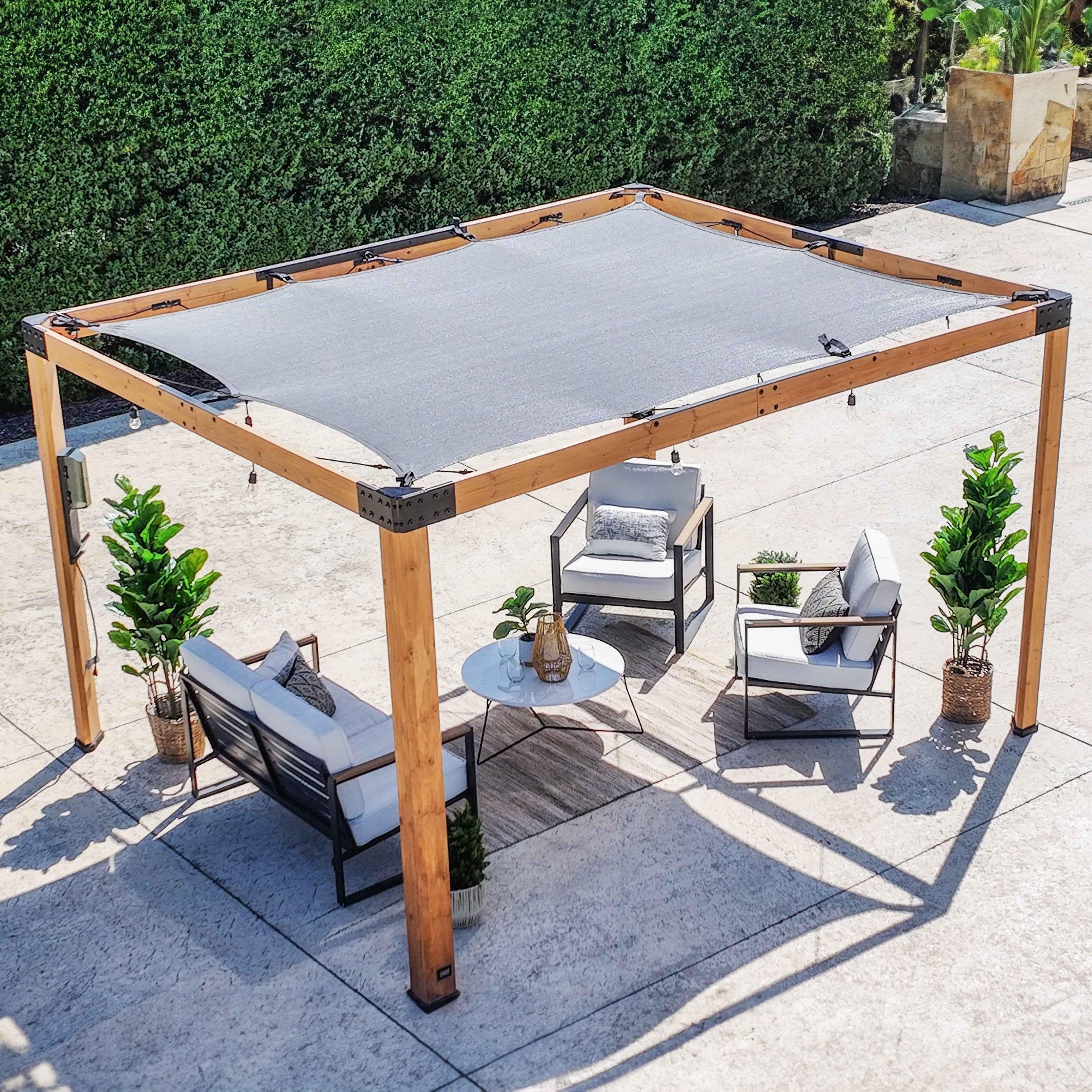 Backyard Discovery 12x10 Brendan Sail Shade Pergola.