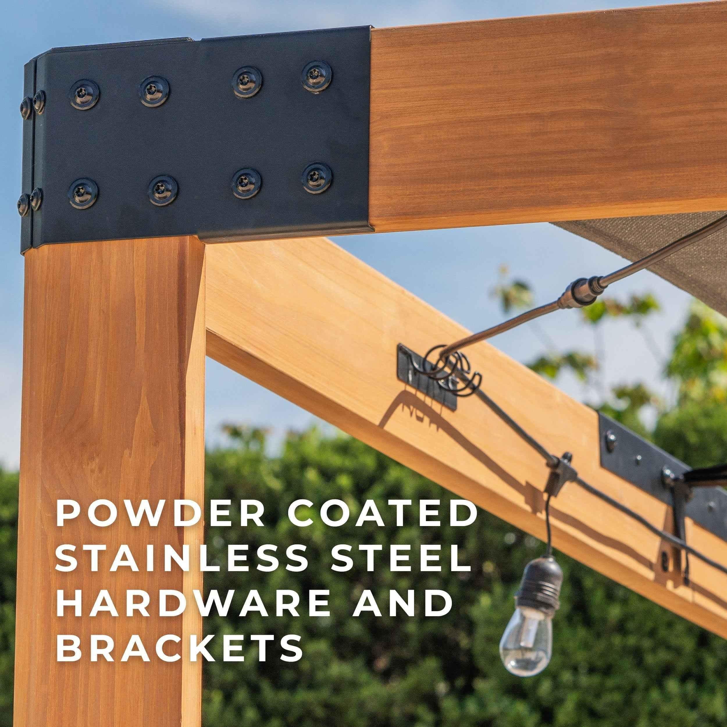 Backyard Discovery 12x10 Brendan Sail Shade Pergola.