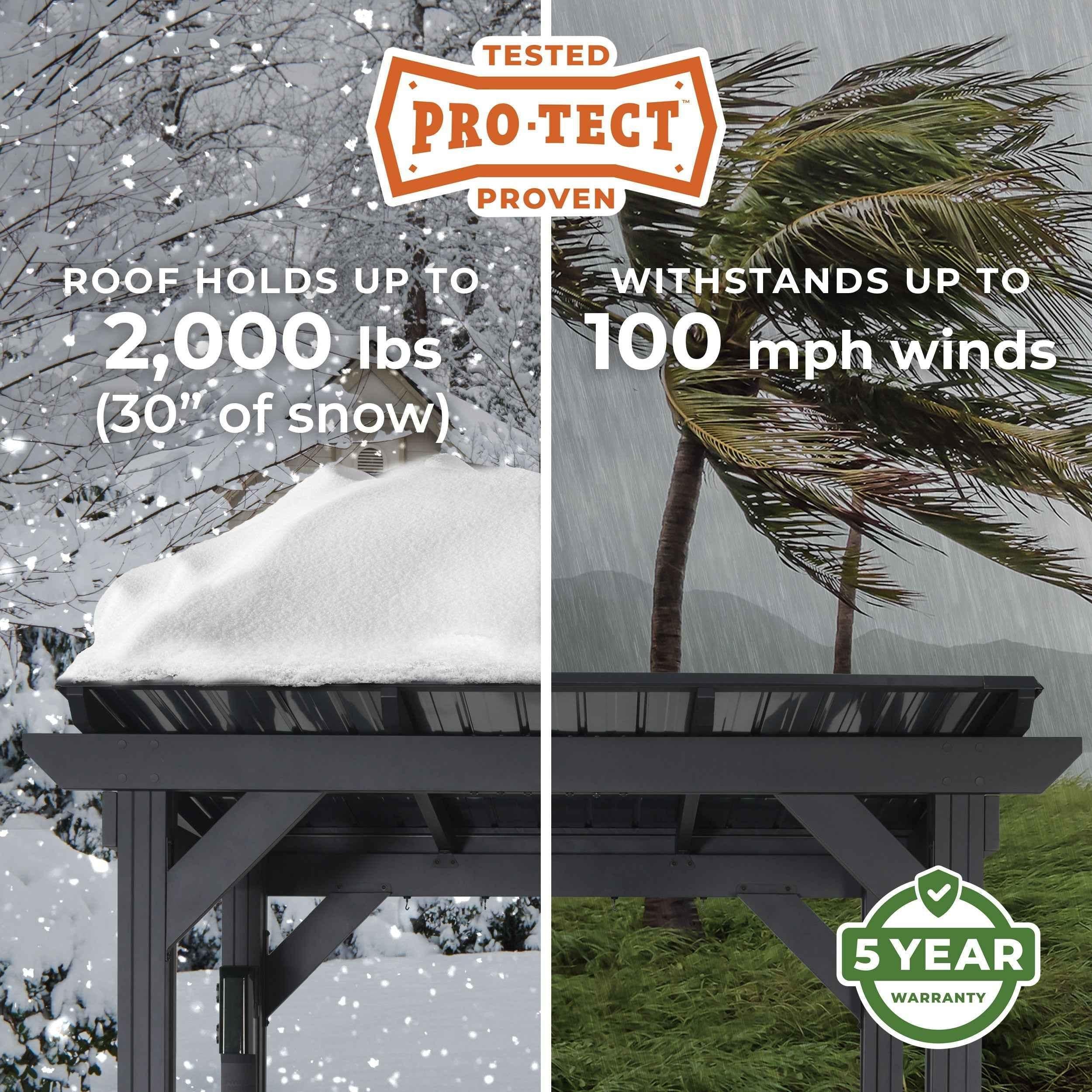 Backyard Discovery Rockport Steel Grill Gazebo.