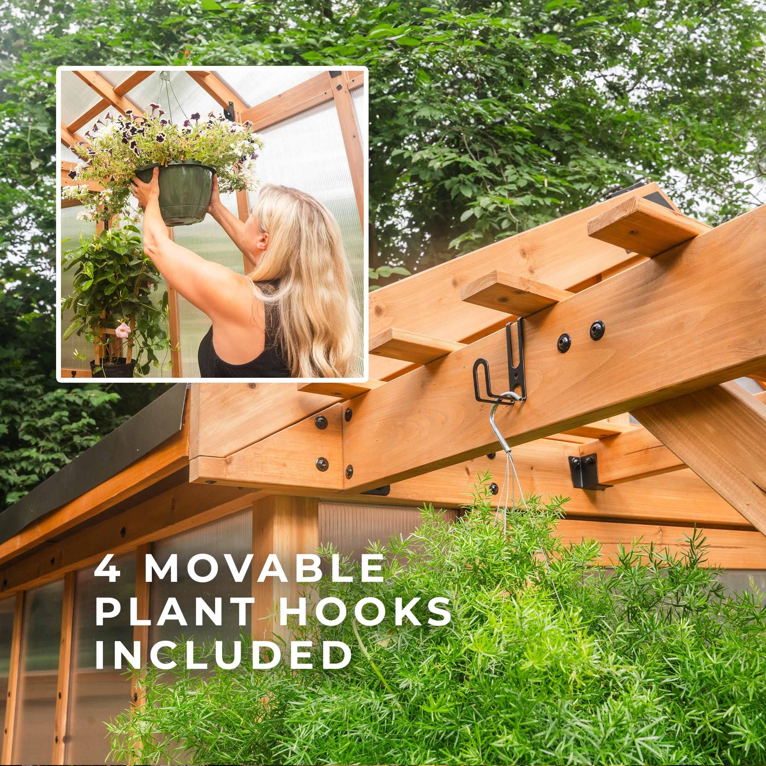 Backyard Discovery 9x6 Bellerose Greenhouse.