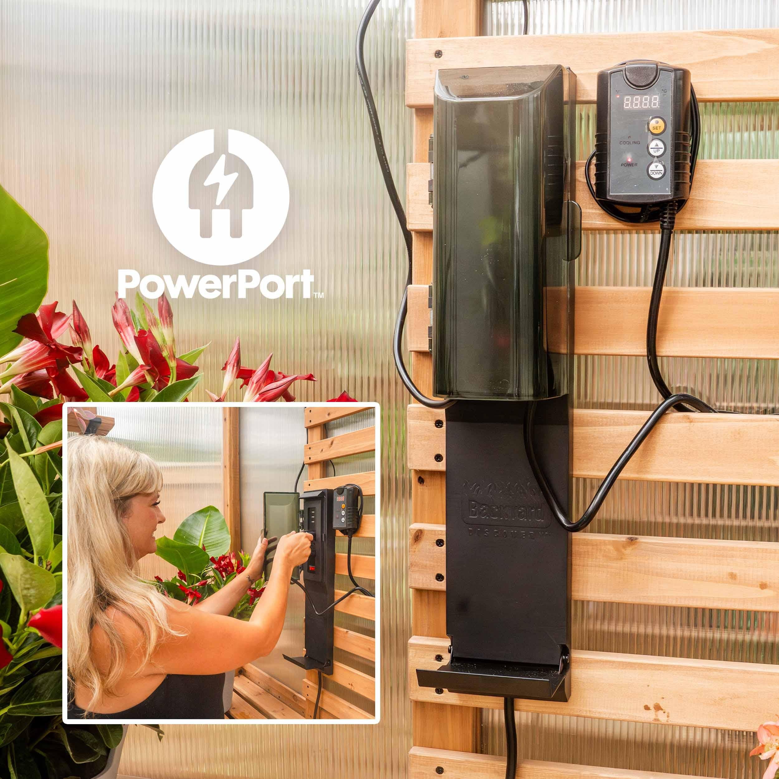 Backyard Discovery 9x6 Bellerose Greenhouse.