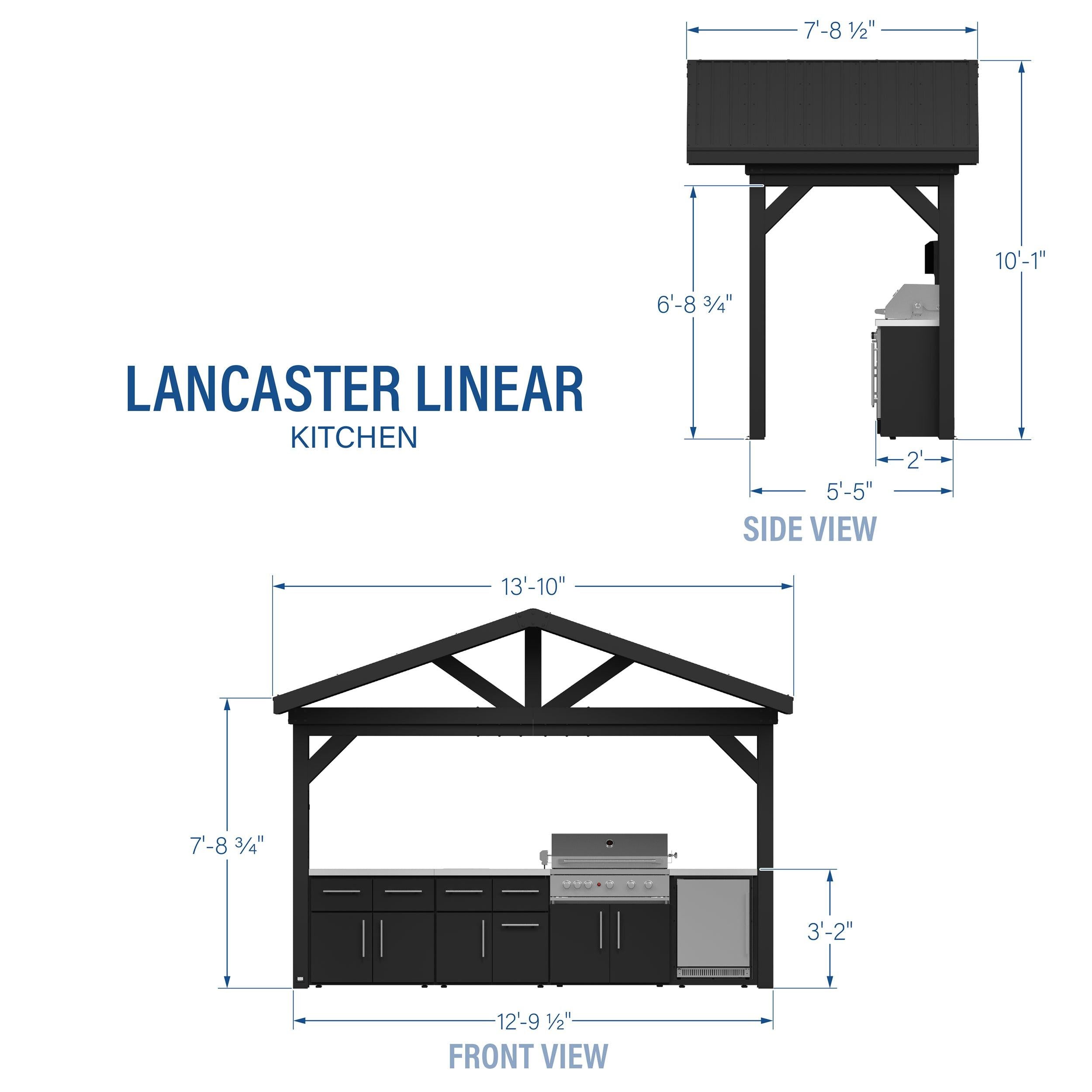 Backyard Discovery Lancaster Linear Outdoor Kitchen.