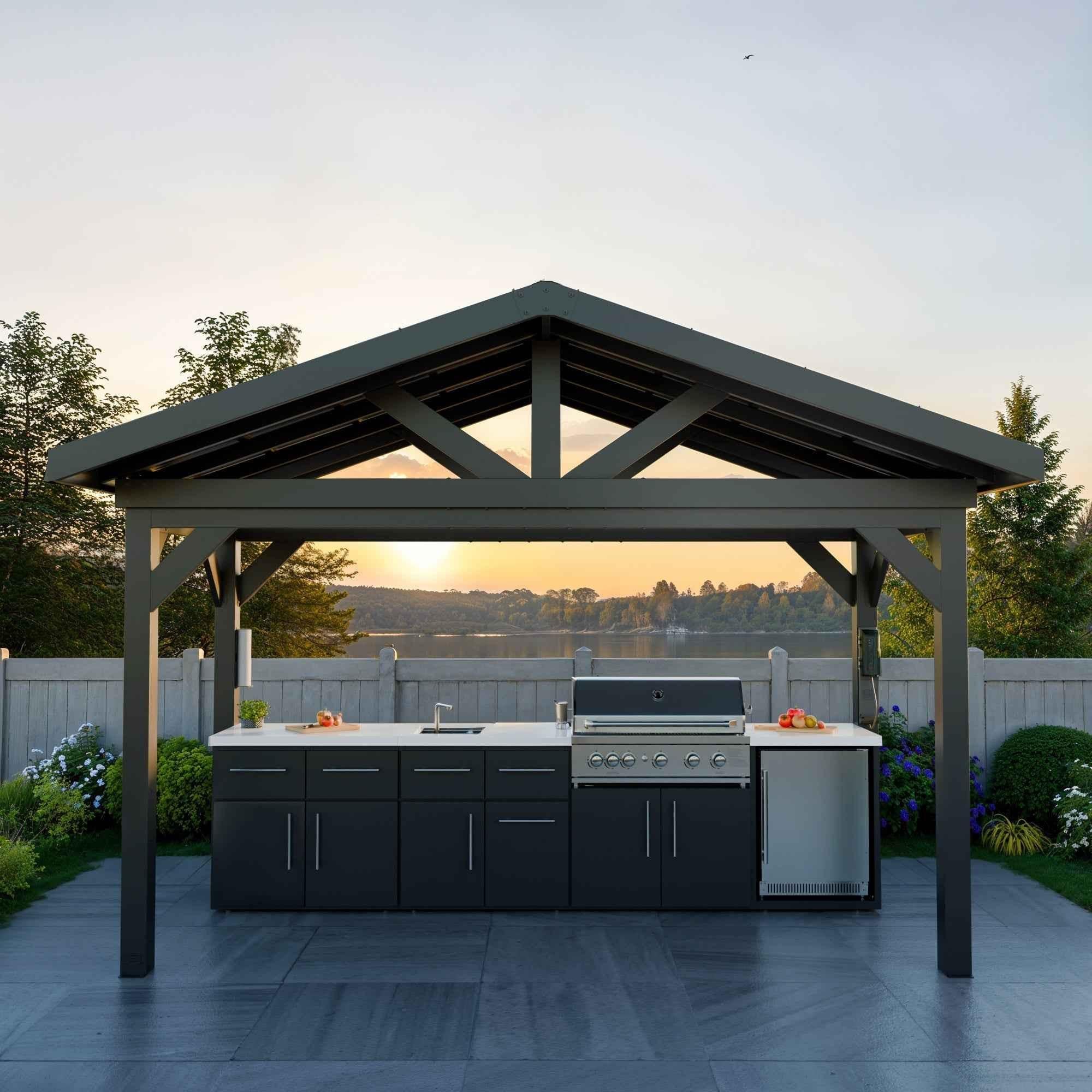 Backyard Discovery Lancaster Linear Outdoor Kitchen.
