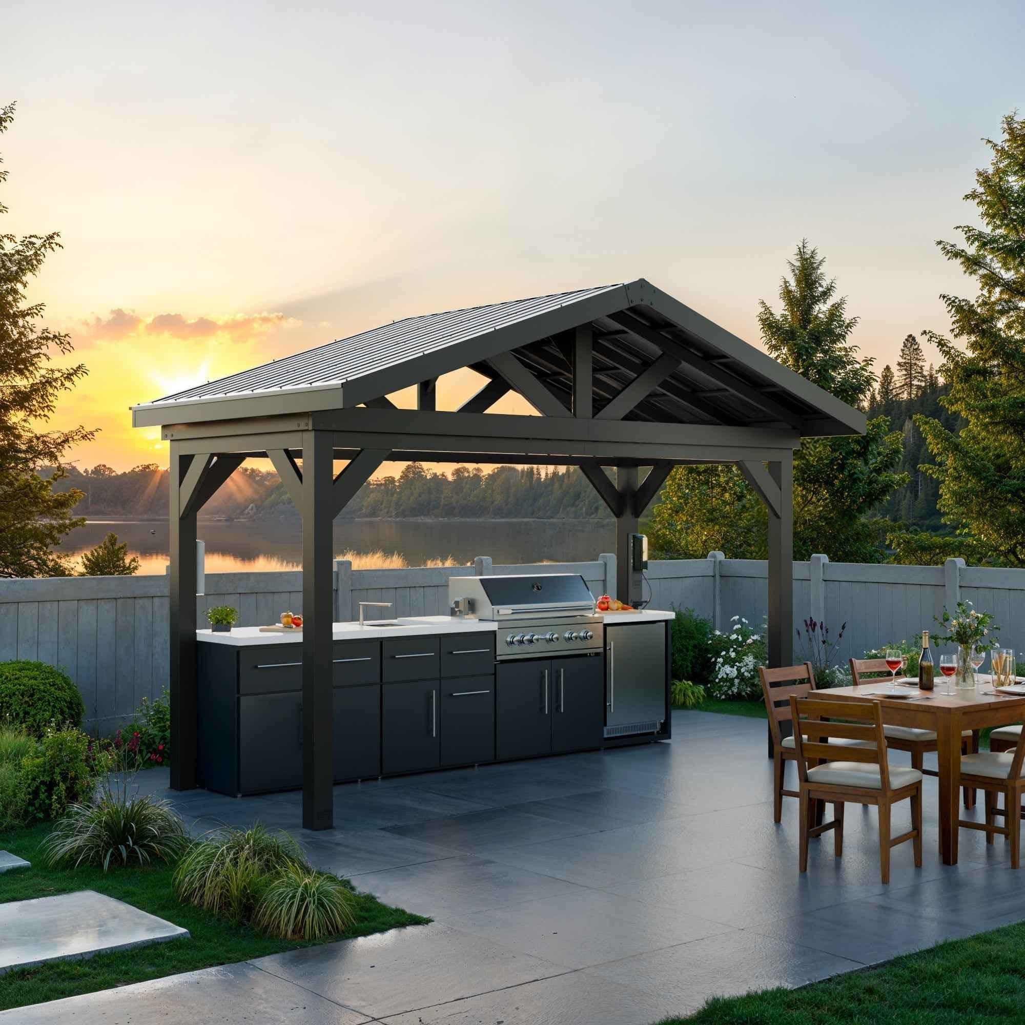 Backyard Discovery Lancaster Linear Outdoor Kitchen.