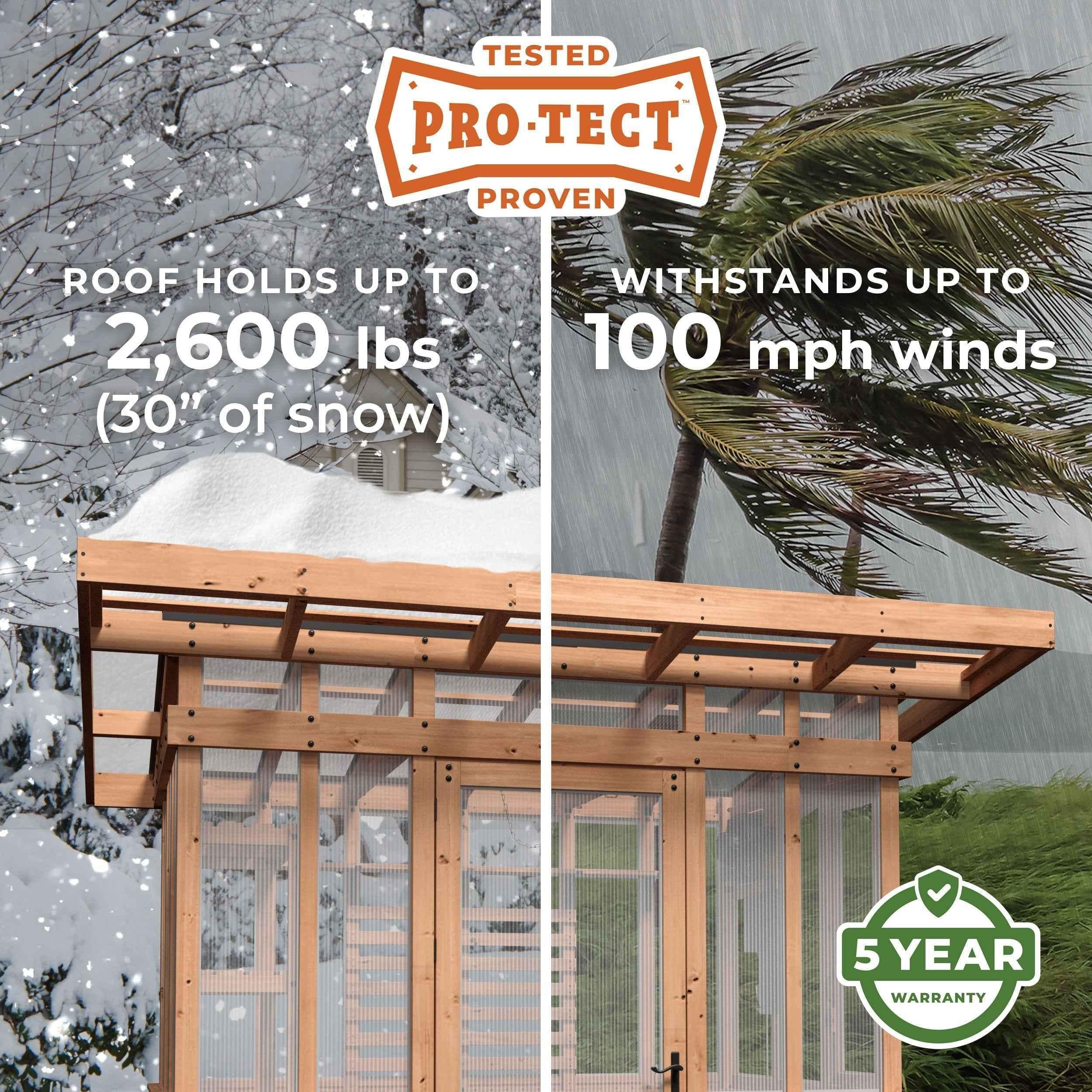 Backyard Discovery 9x6 Poppy Greenhouse.