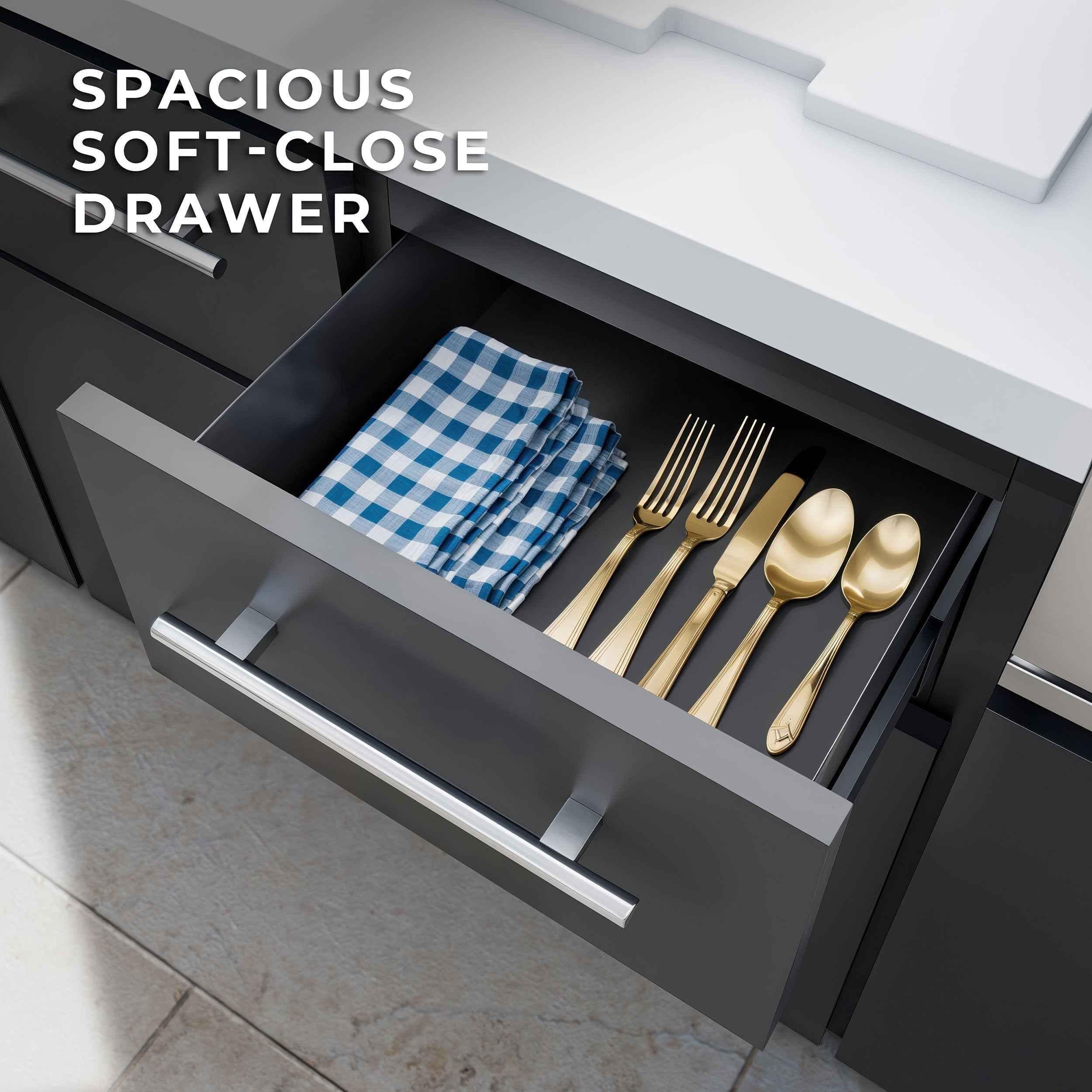 Backyard Discovery Emory 12' Galvanized Steel Outdoor Kitchen Island.