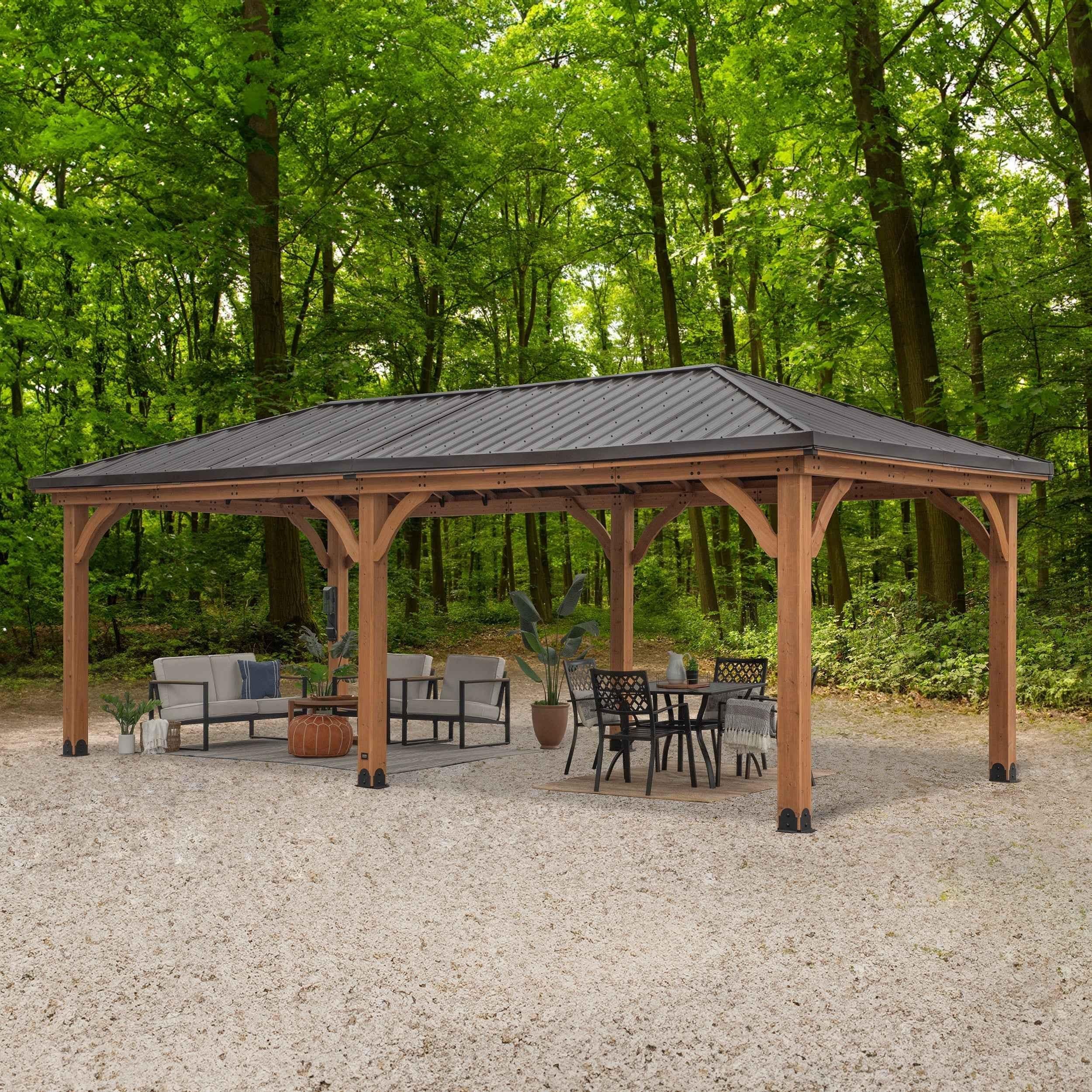 Backyard Discovery 24x12 Barrington Carport/Gazebo.