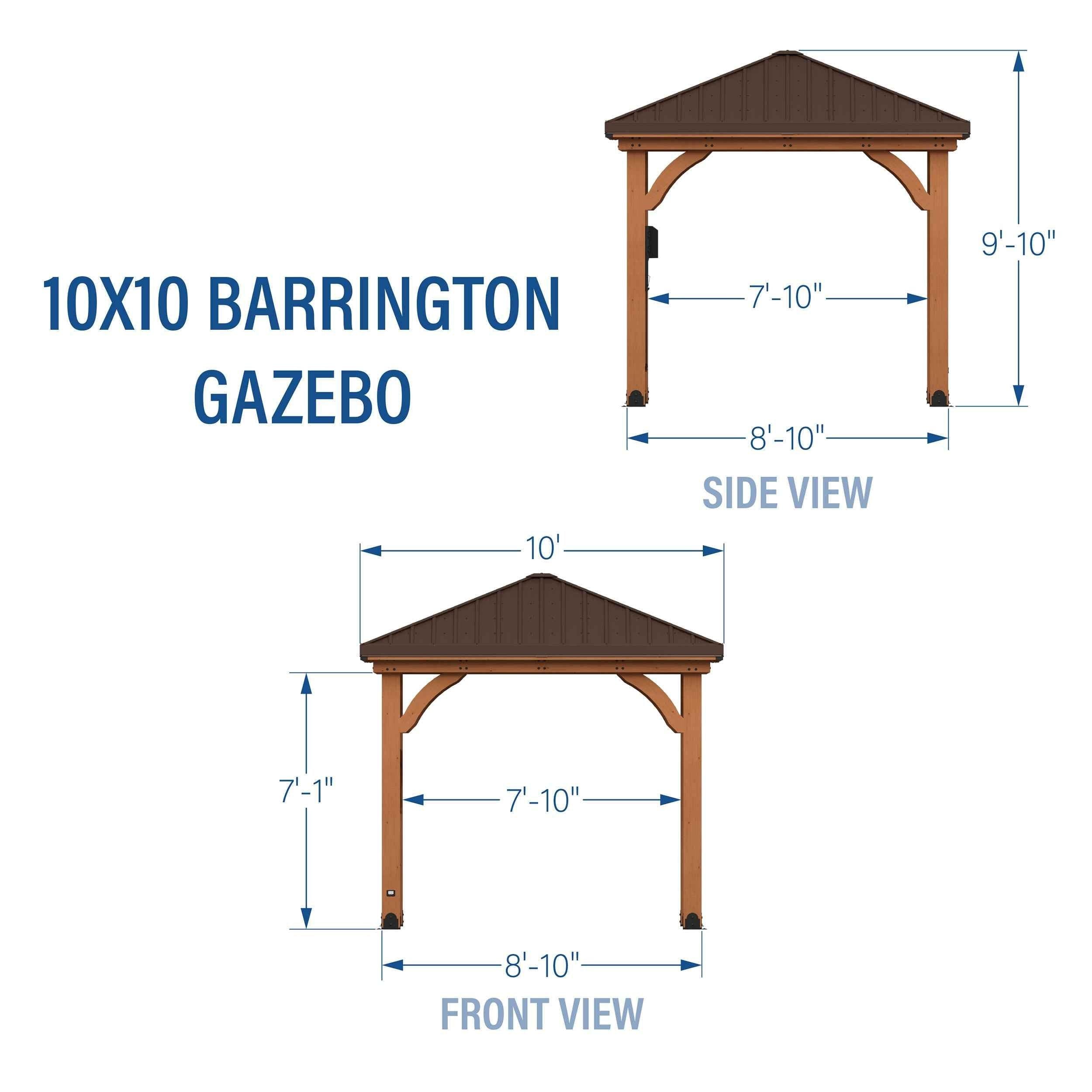 Backyard Discovery 10x10 Barrington Gazebo.