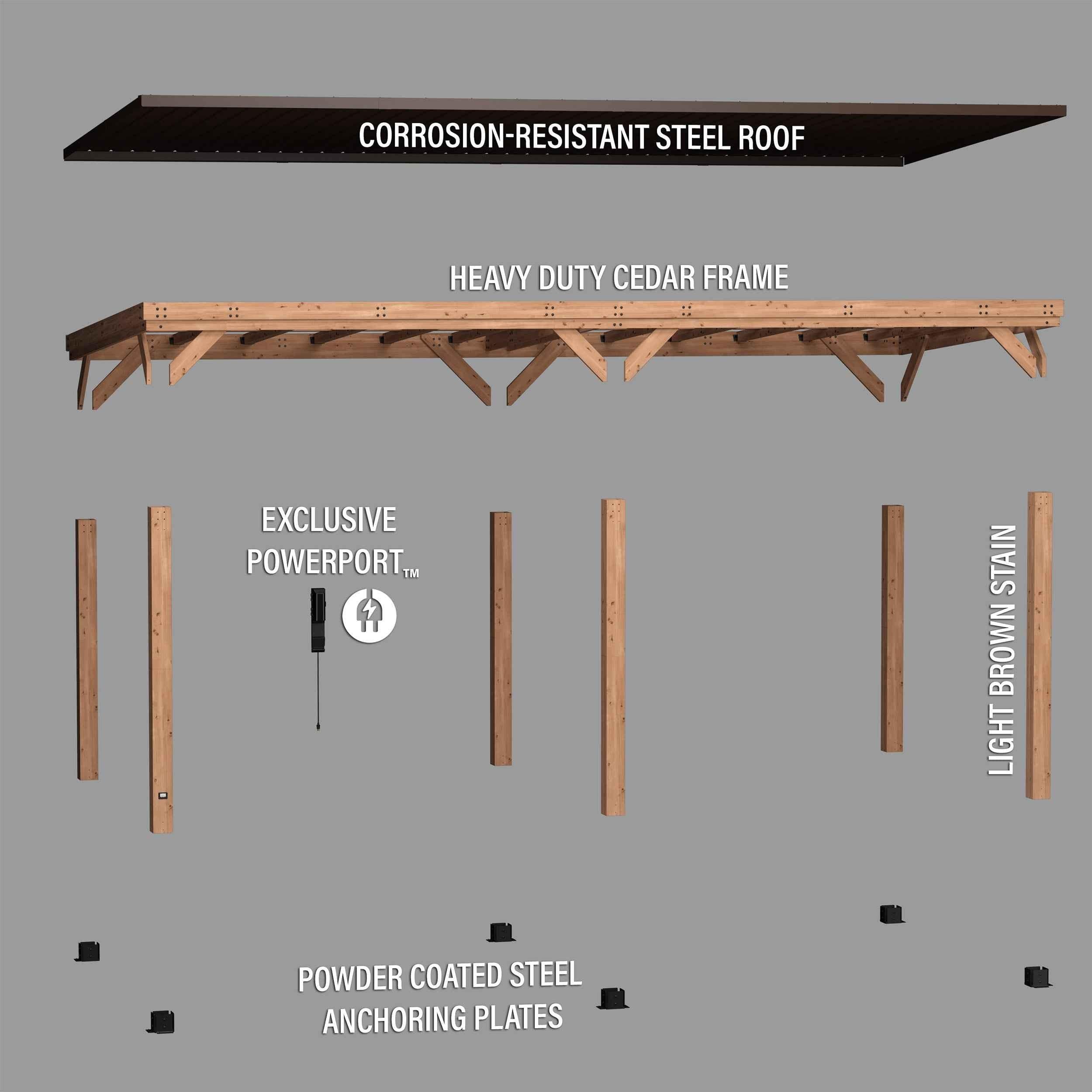 Backyard Discovery 24x12 Arcadia Gazebo.