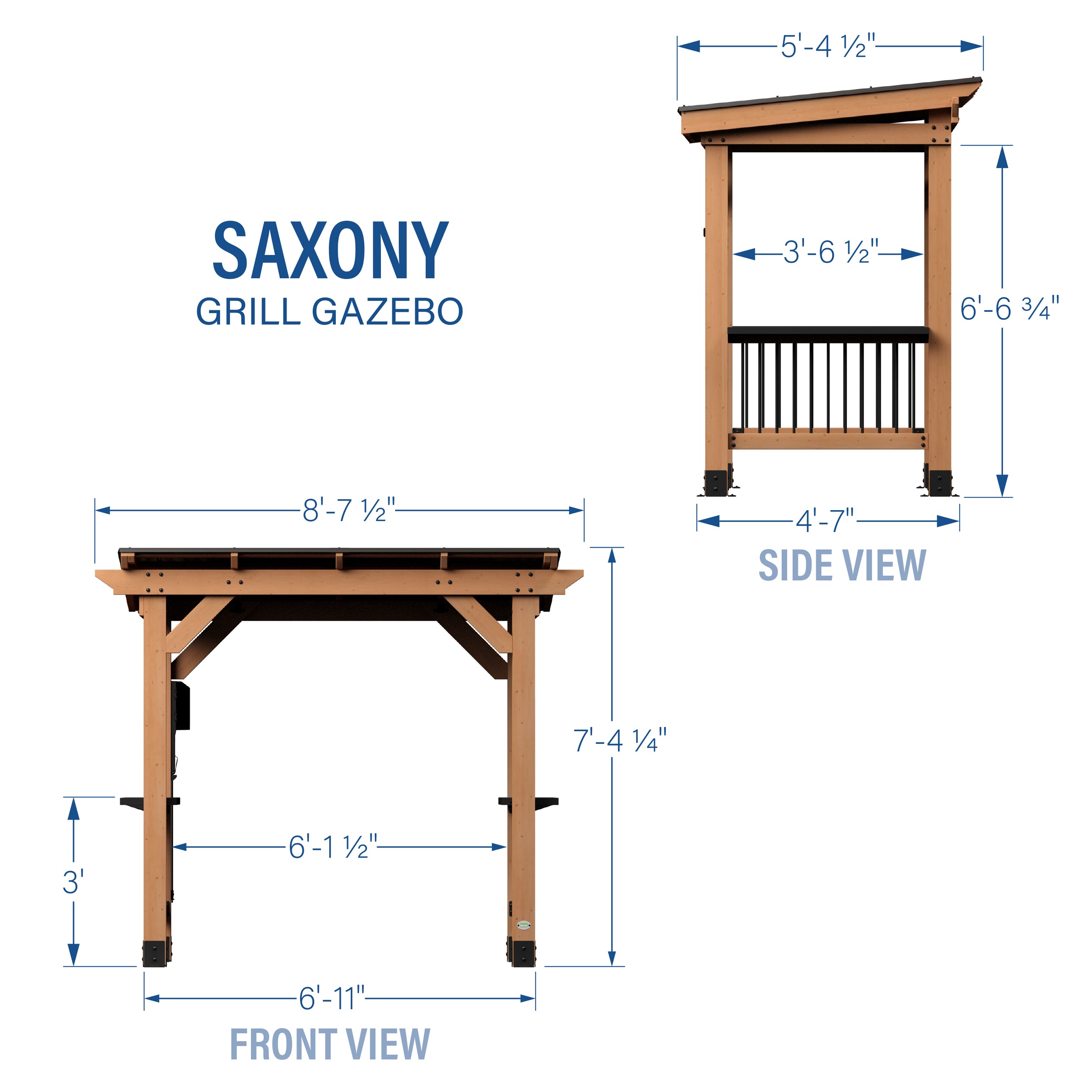 Backyard Discovery Saxony Grill Gazebo