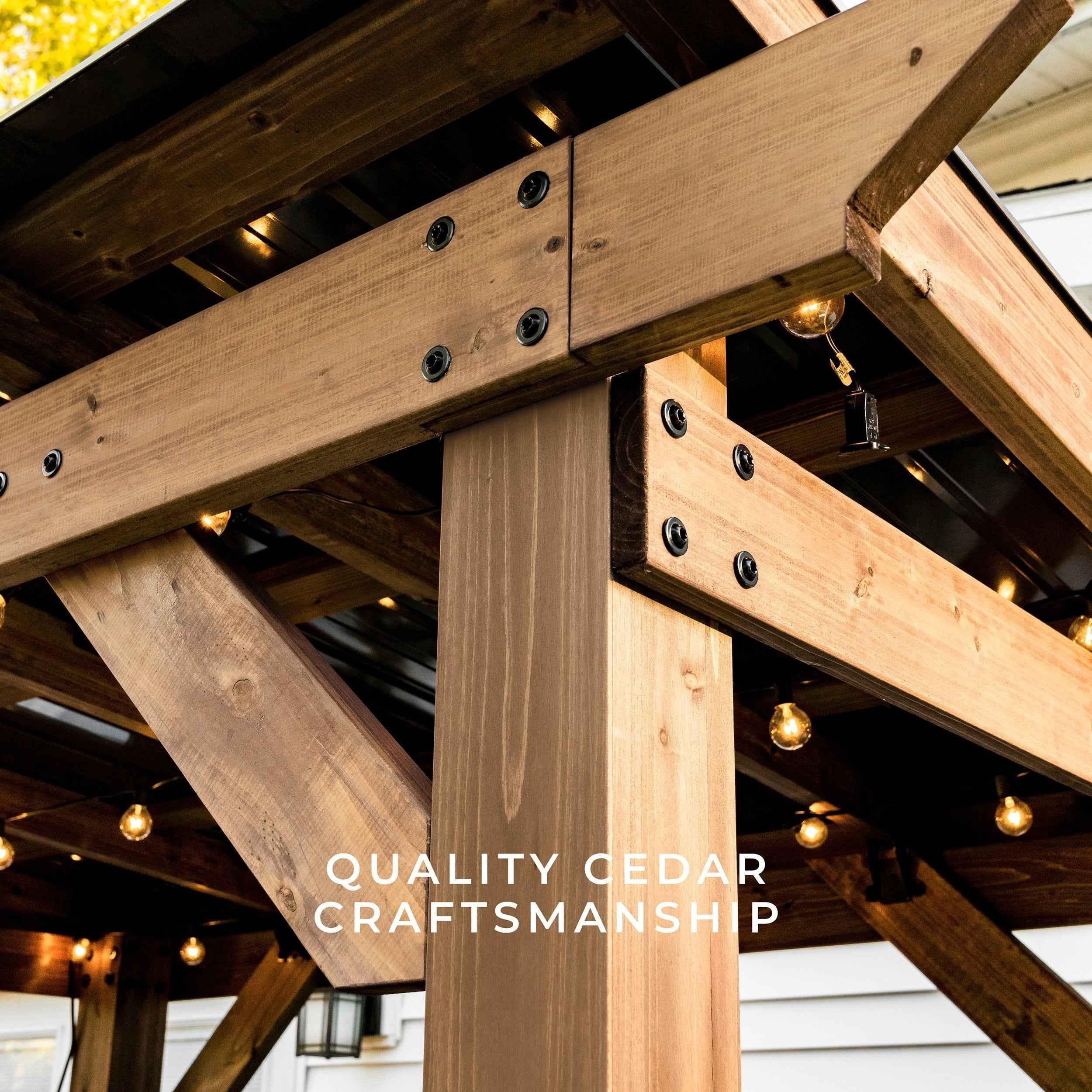 Backyard Discovery Saxony Grill Gazebo.