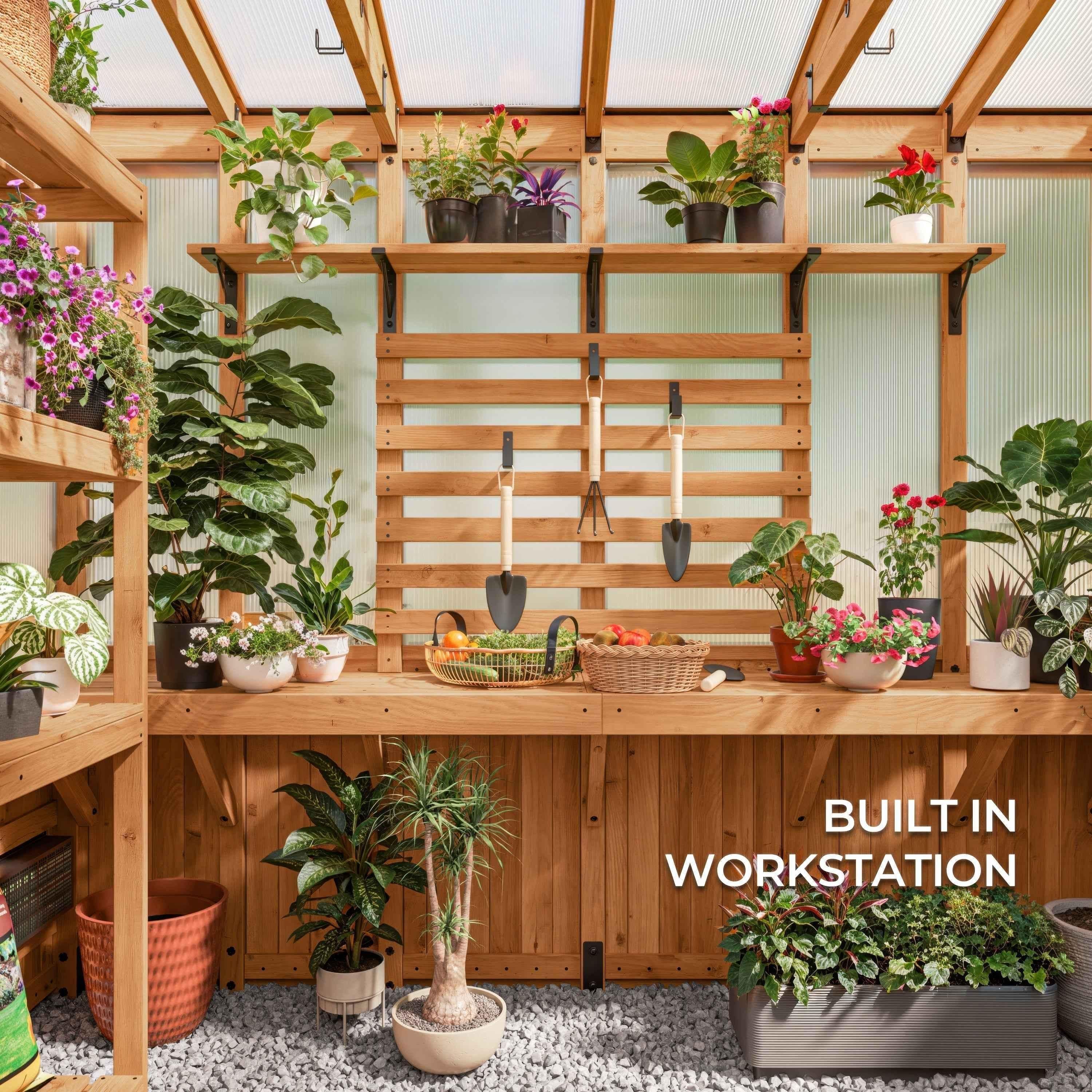 Backyard Discovery 9x6 Poppy Greenhouse.