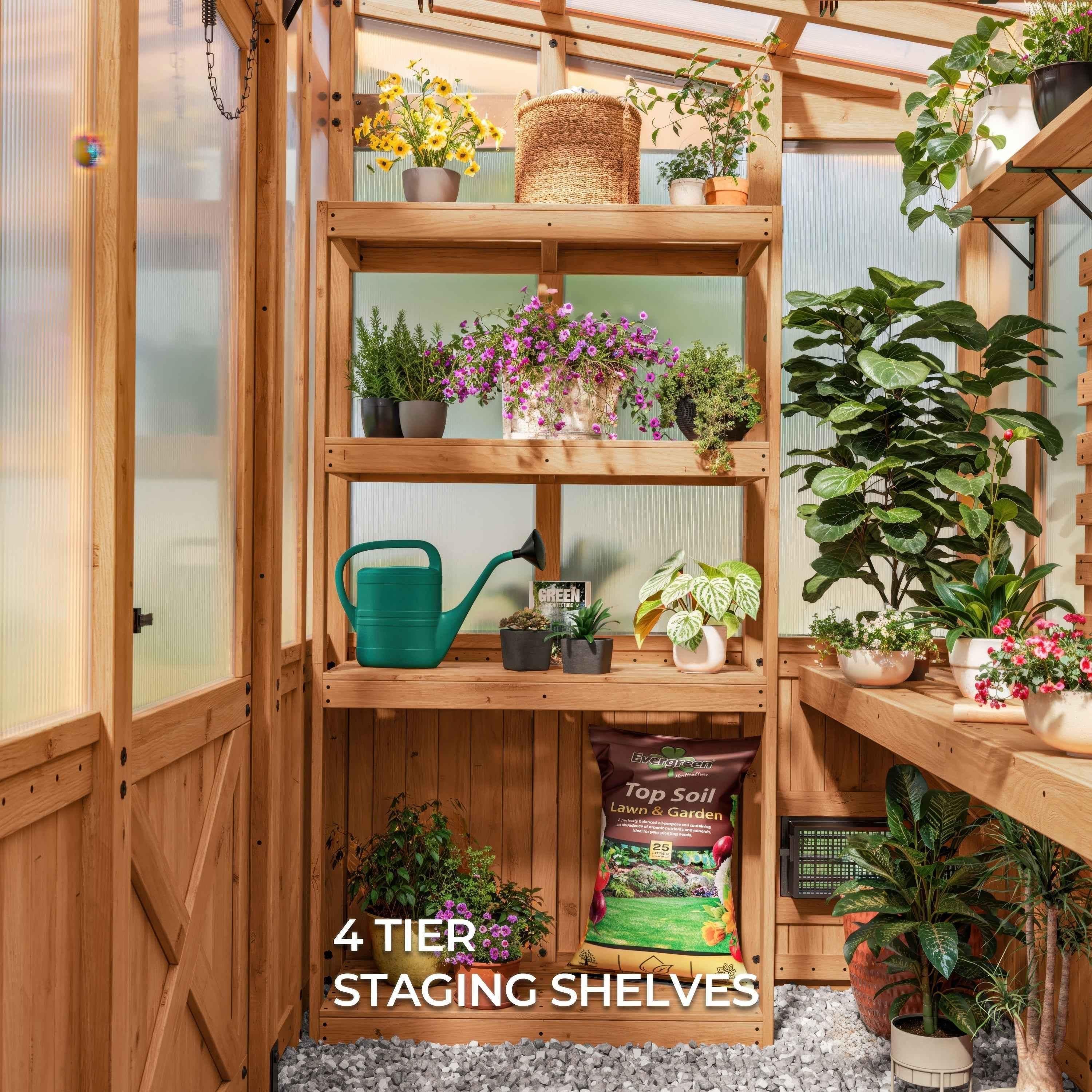 Backyard Discovery 9x6 Poppy Greenhouse.