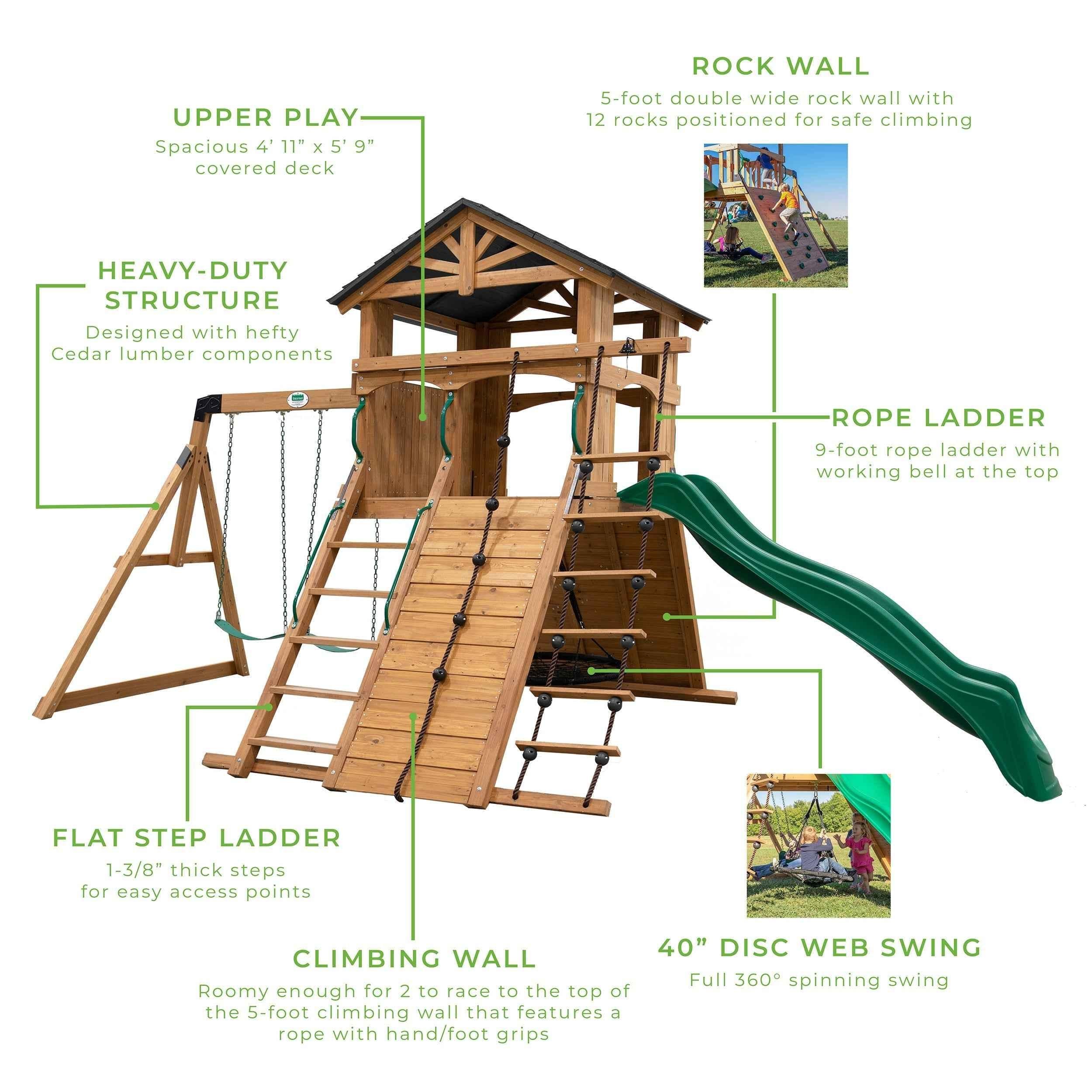 Backyard Discovery Endeavor Swing Set.