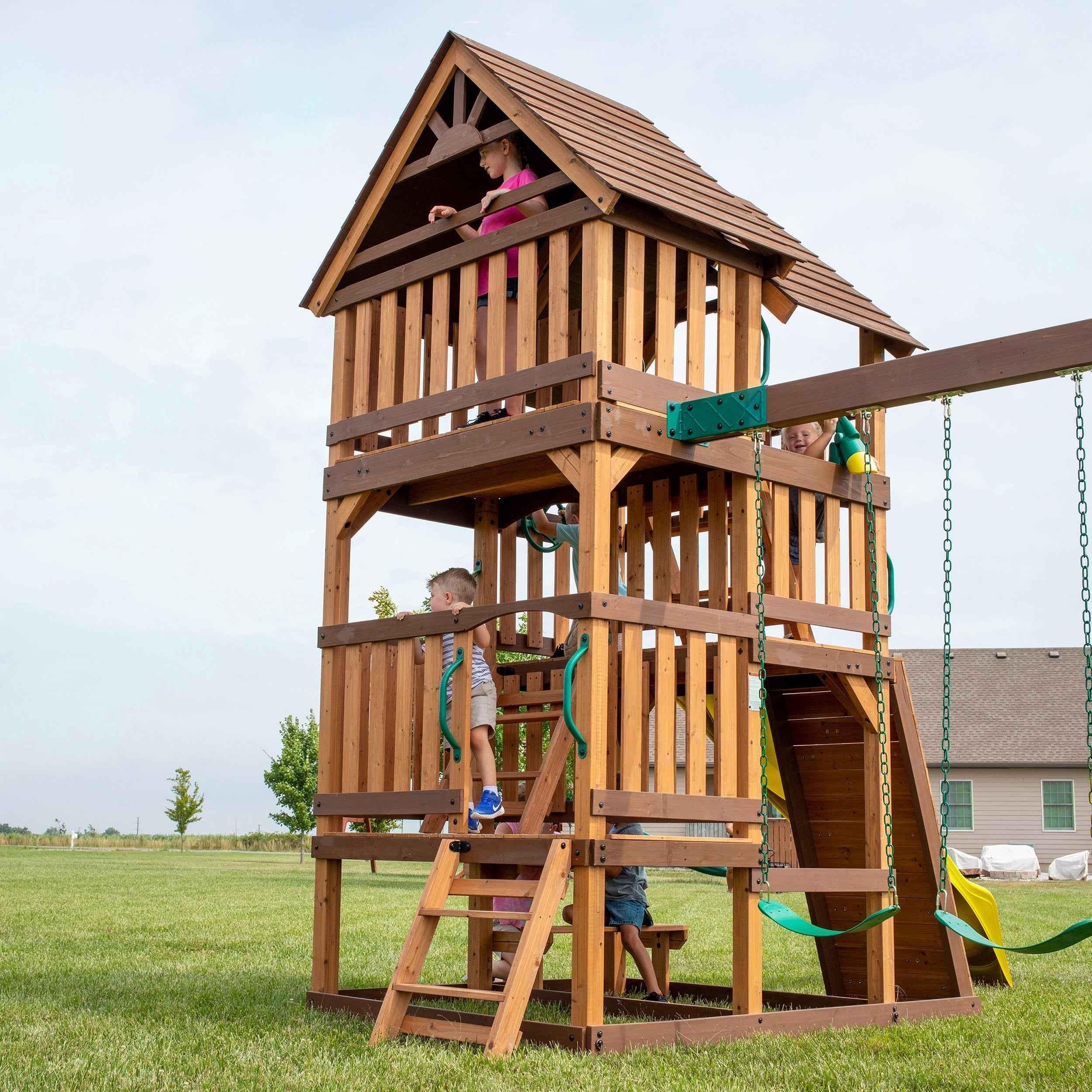 Backyard Discovery Highlander Swing Set
