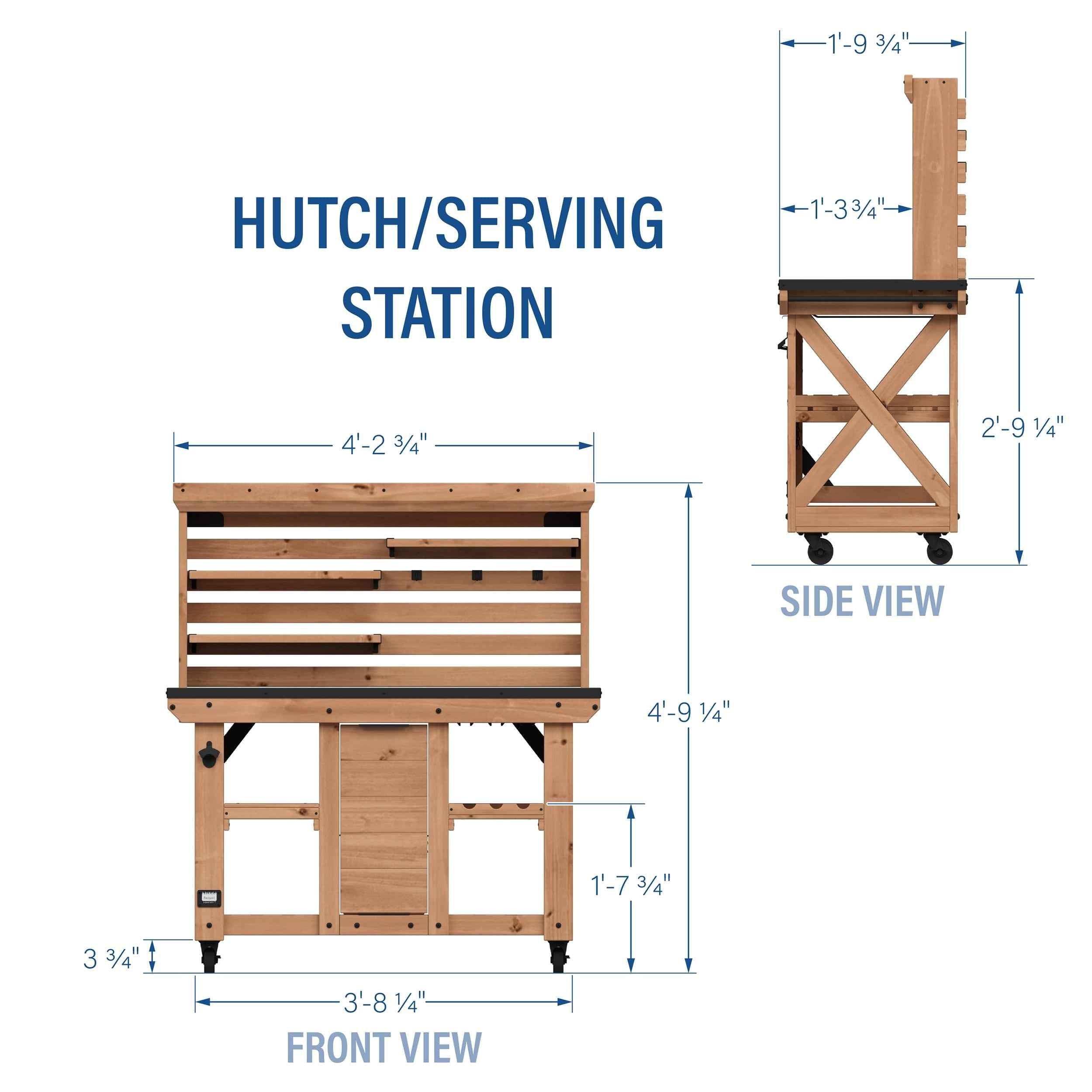 Backyard Discovery Hutch/Serving Station.
