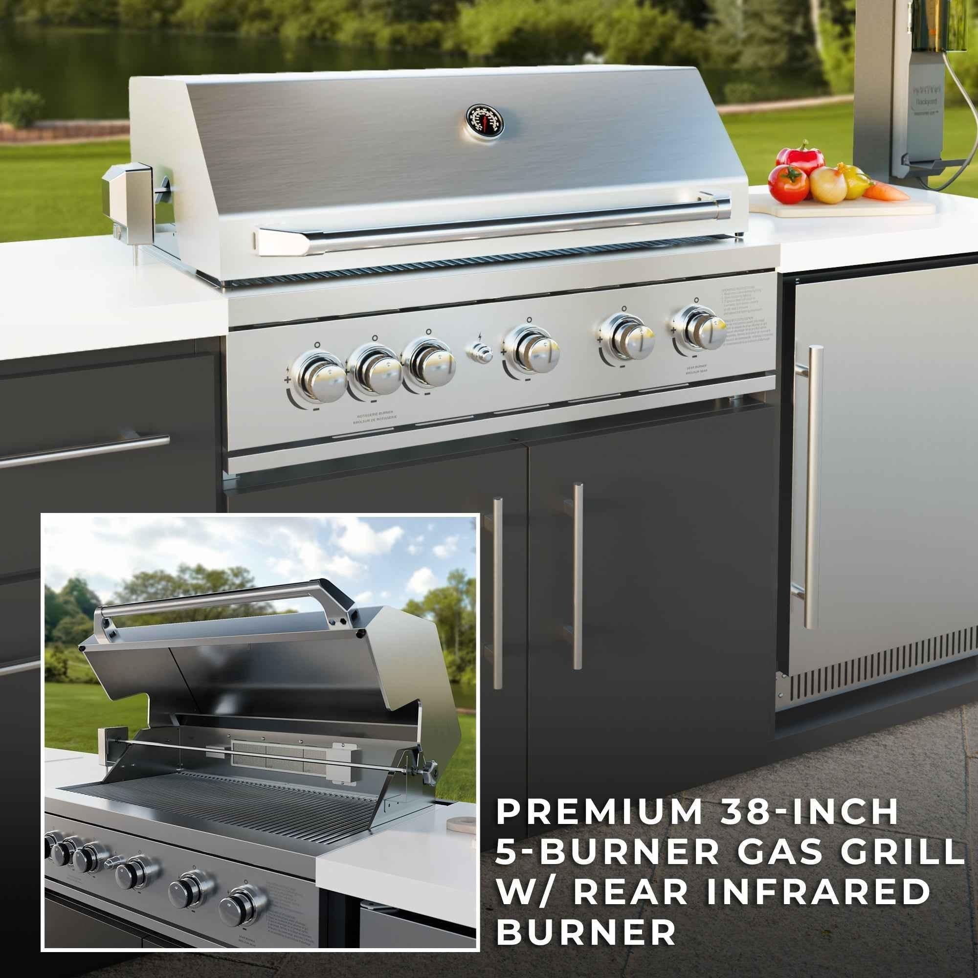 Backyard Discovery Lancaster Galley Outdoor Kitchen.