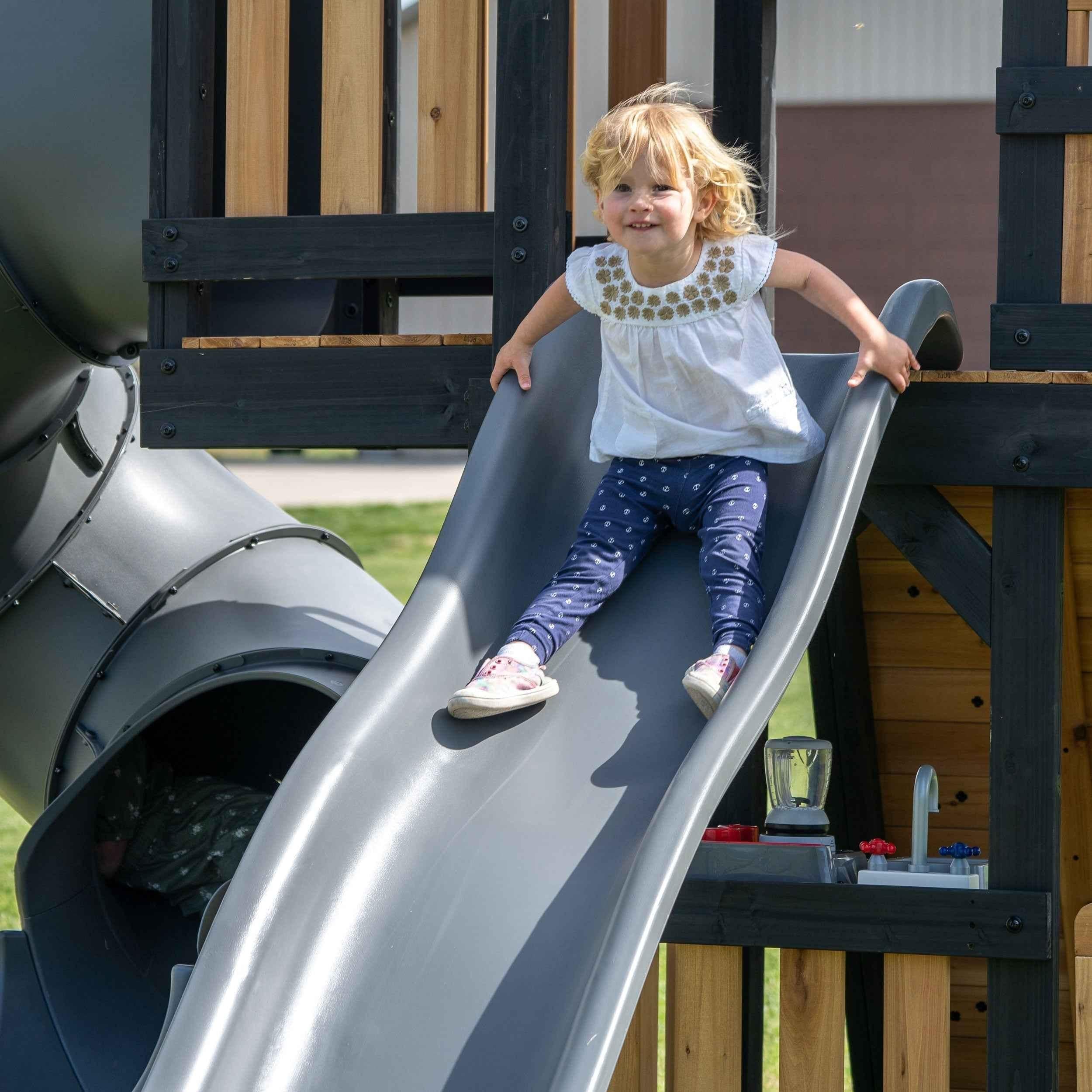 Backyard Discovery Magnolia Falls Swing Set.