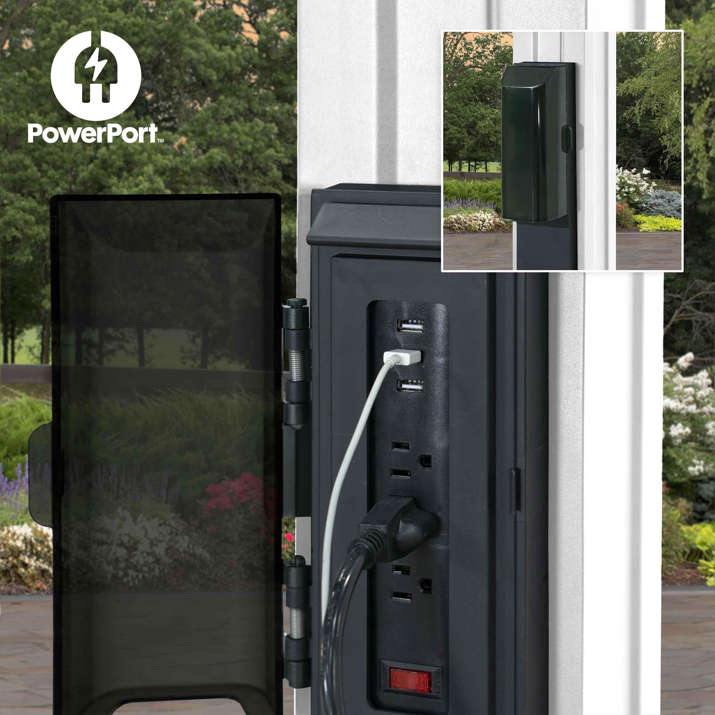 Backyard Discovery 12x10 Hawthorne Traditional Steel Pergola With Sail Shade Soft Canopy.