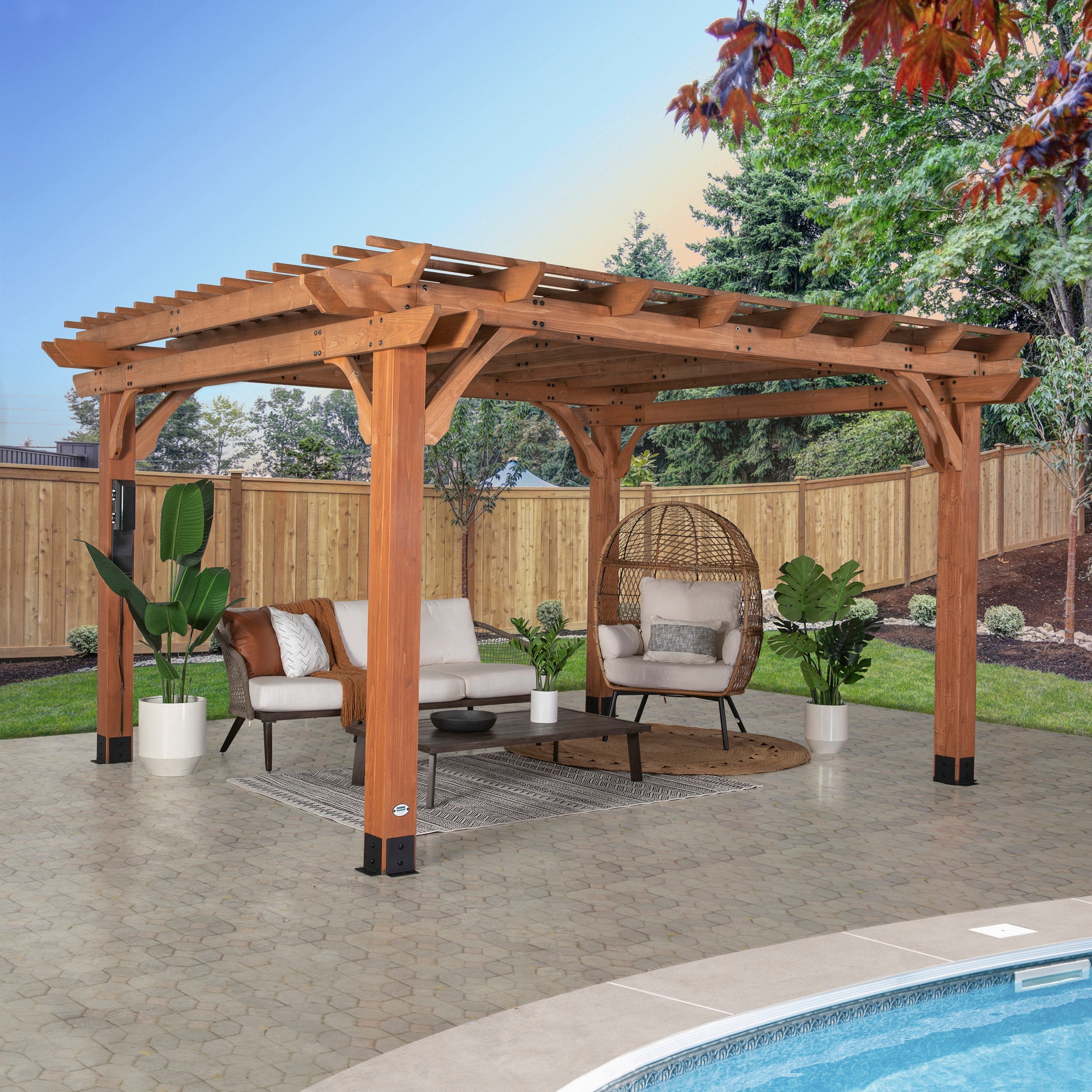 14x12 Beaumont Pergola #main