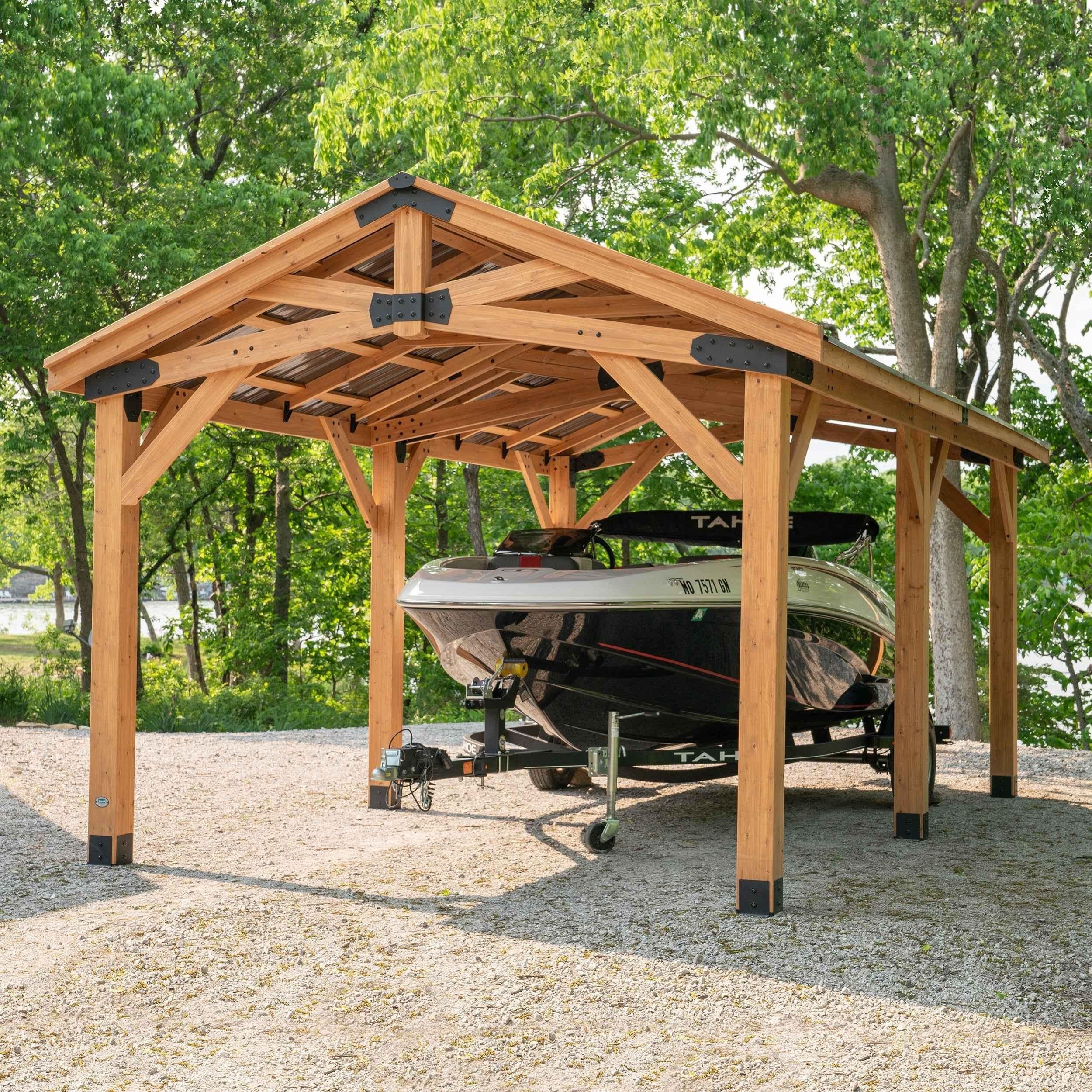 Backyard Discovery 20x12 Norwood Carport/Gazebo.