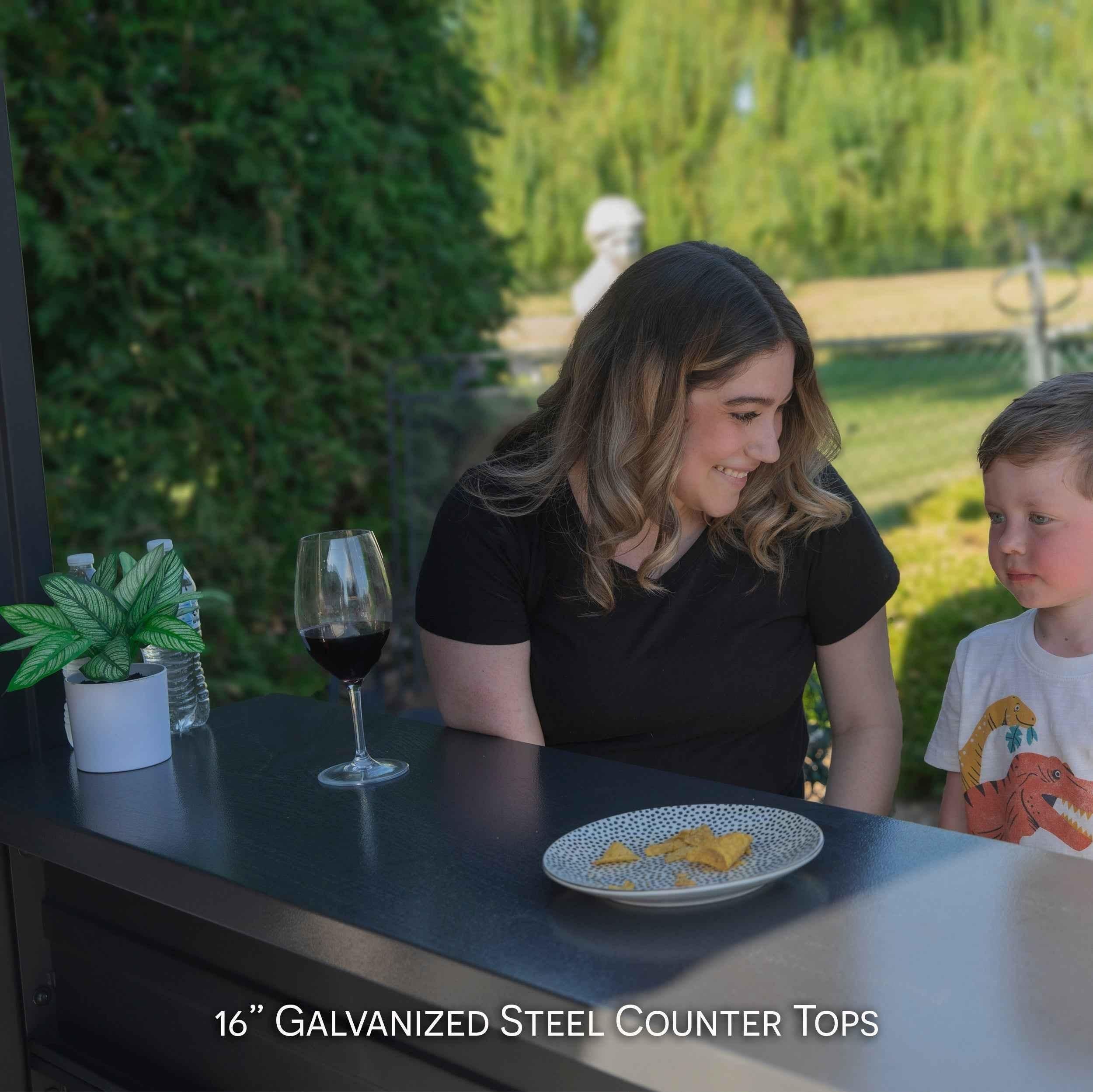 Backyard Discovery Rockport XL Steel Grill Gazebo.