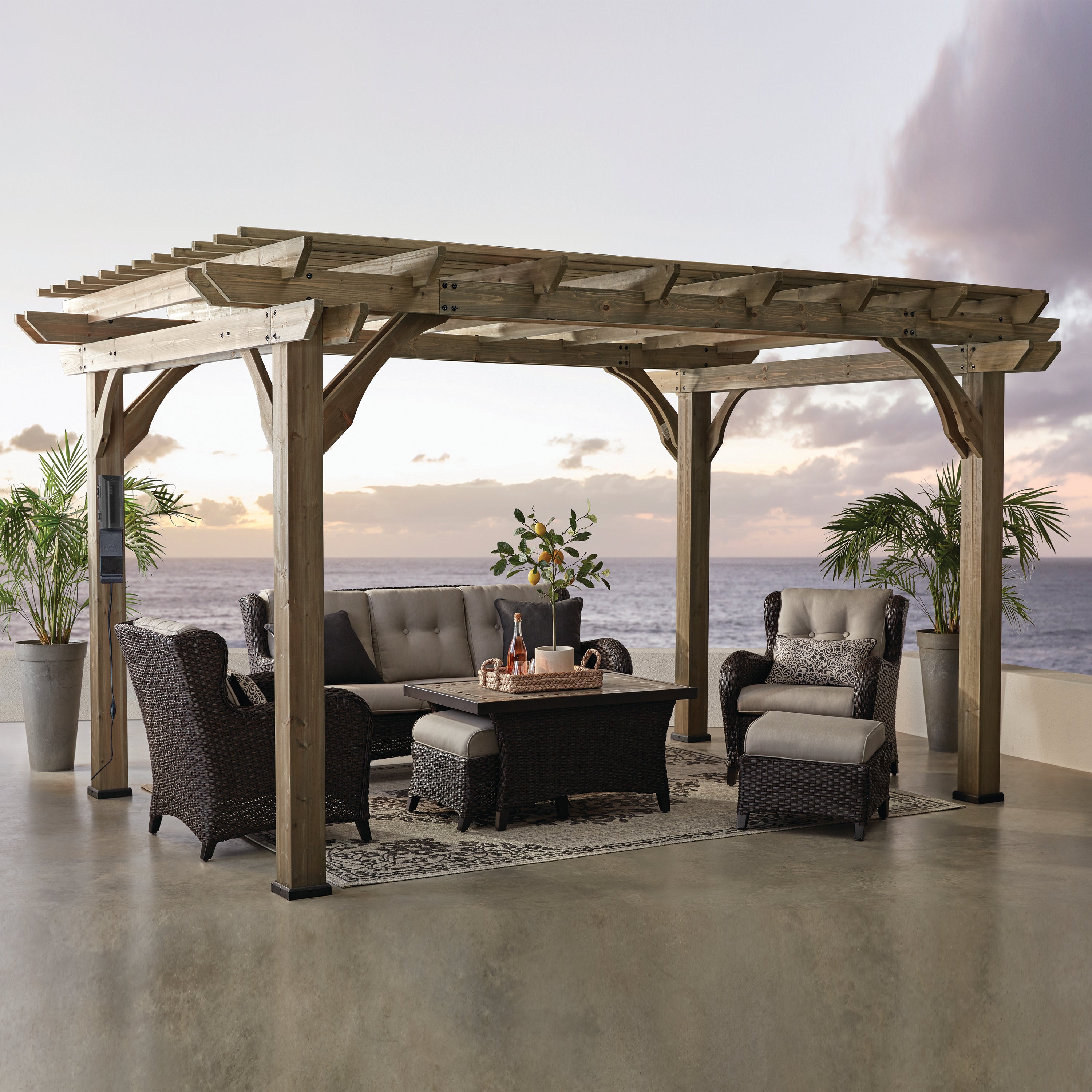 14x10 Somerville Pergola #main