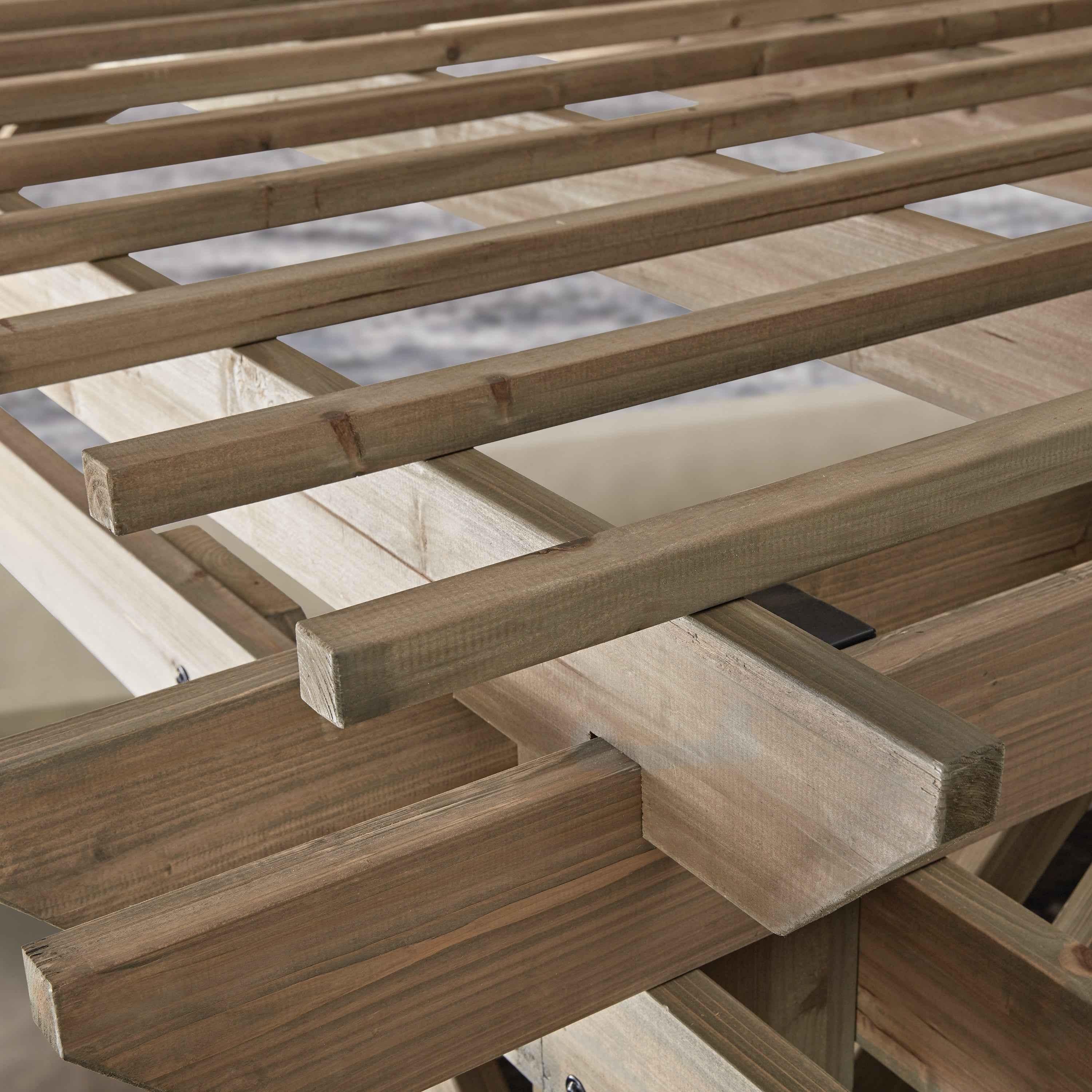 Backyard Discovery 14x10 Somerville Pergola - Barnwood Stain.