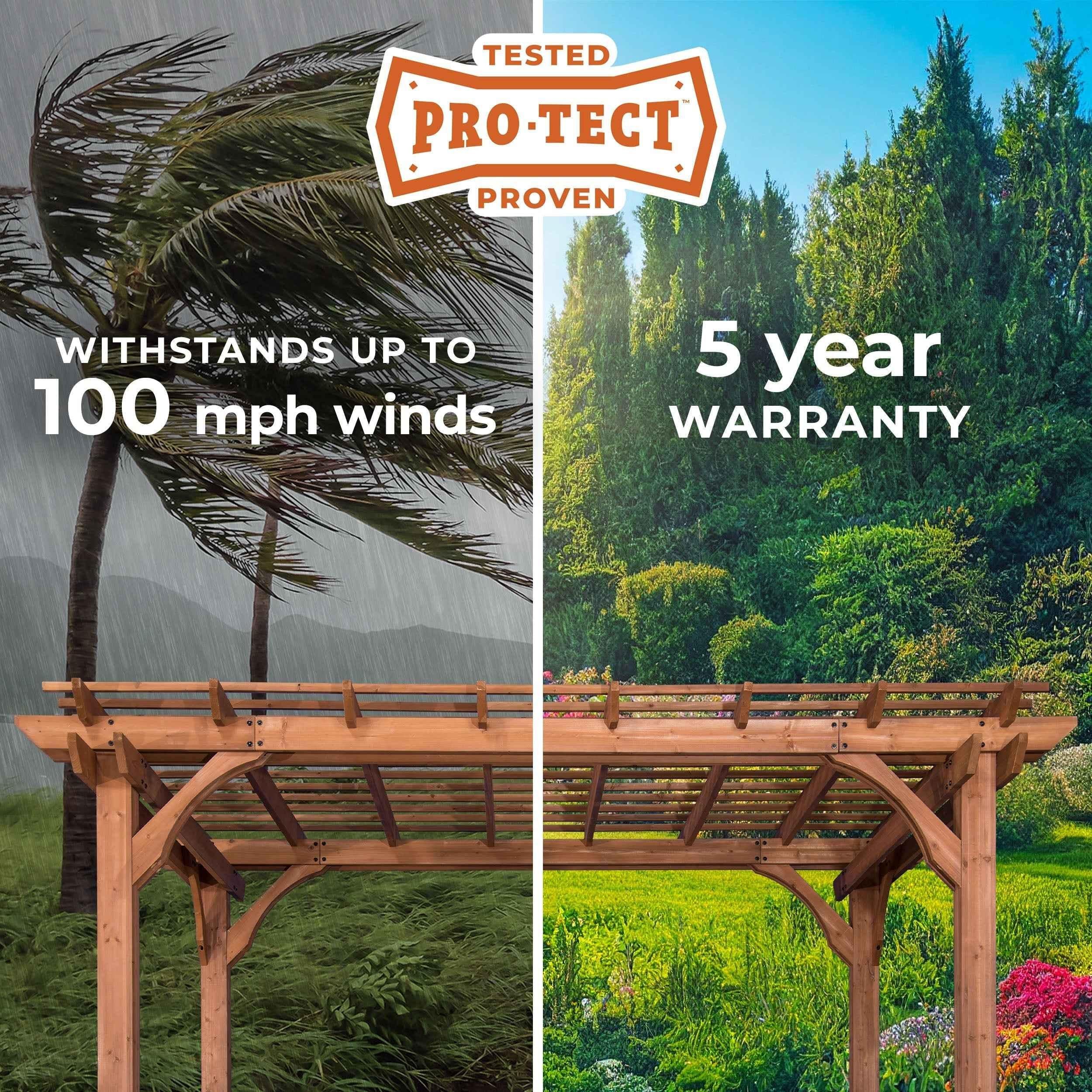 Backyard Discovery 14x10 Beaumont Pergola.