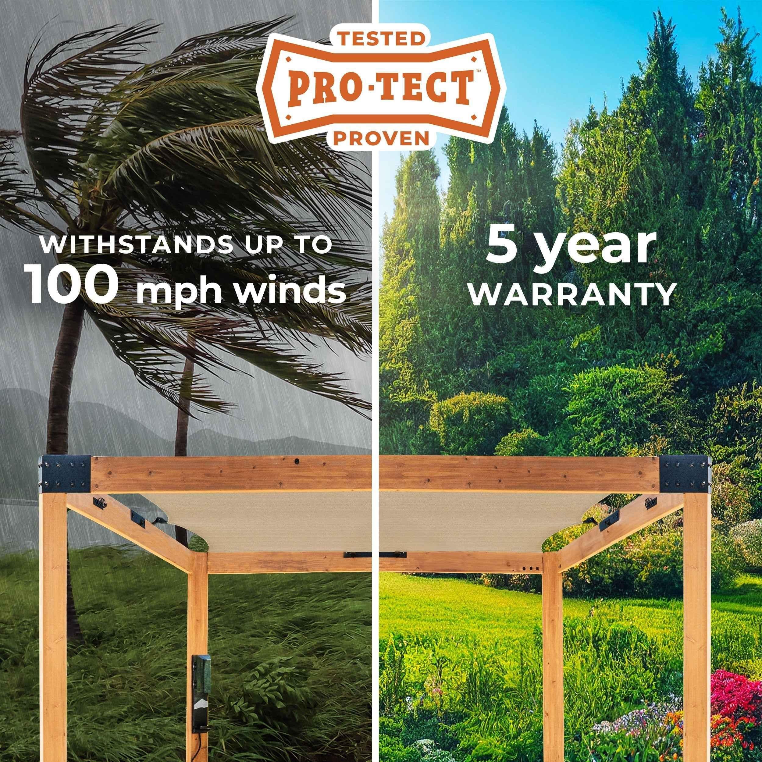 Backyard Discovery 12x10 Brendan Sail Shade Pergola.