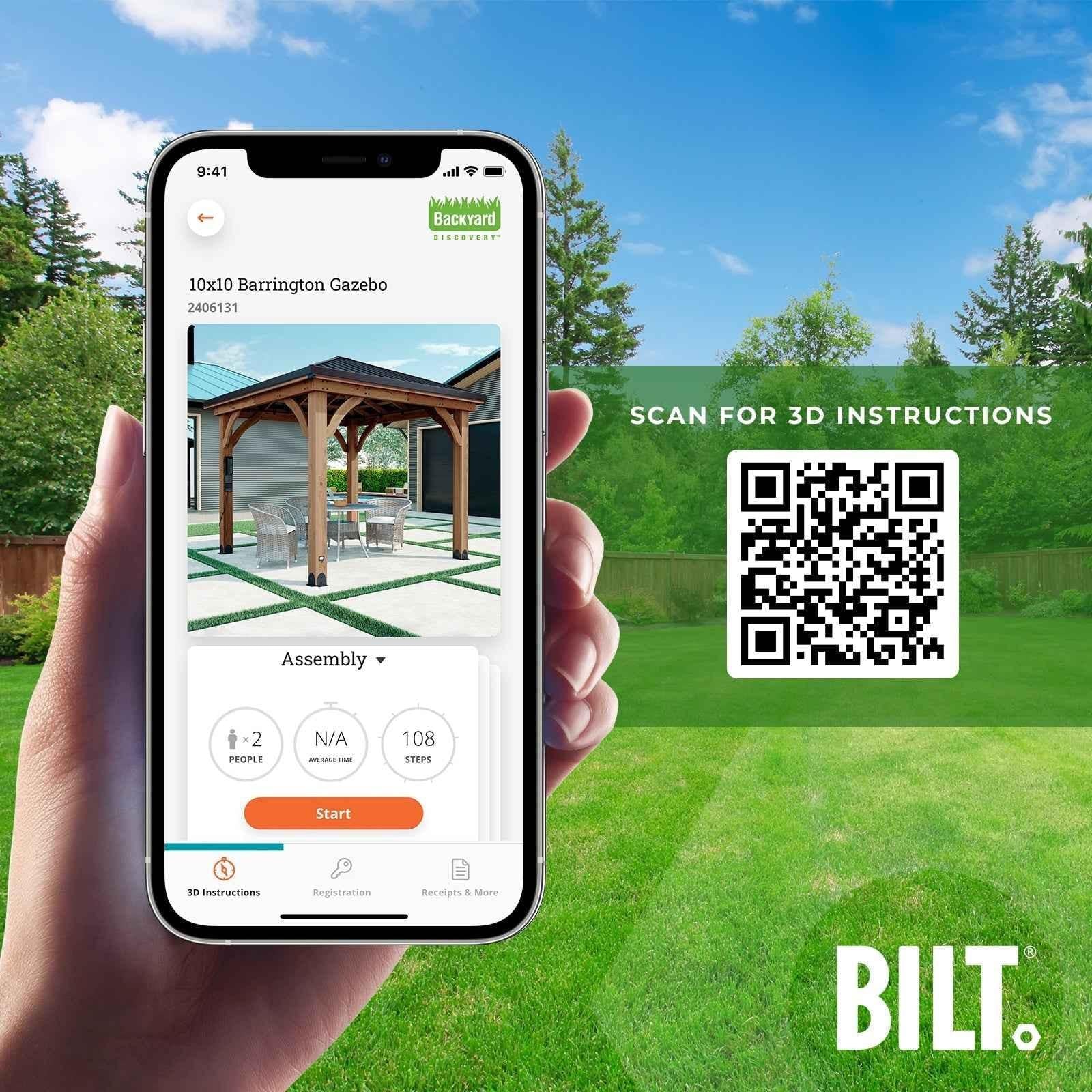 Backyard Discovery 10x10 Barrington Gazebo.