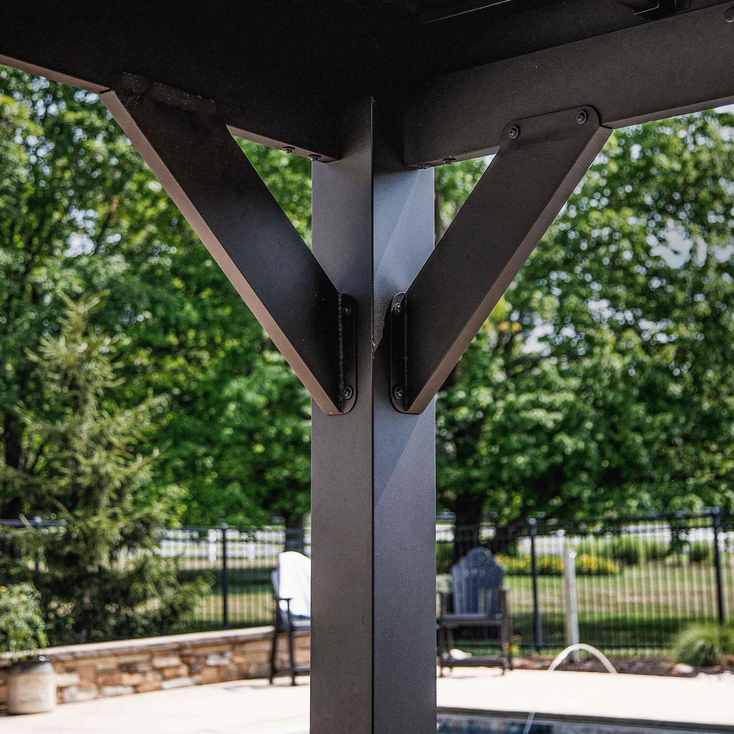 Backyard Discovery 12x9.5 Stonebridge Gazebo.