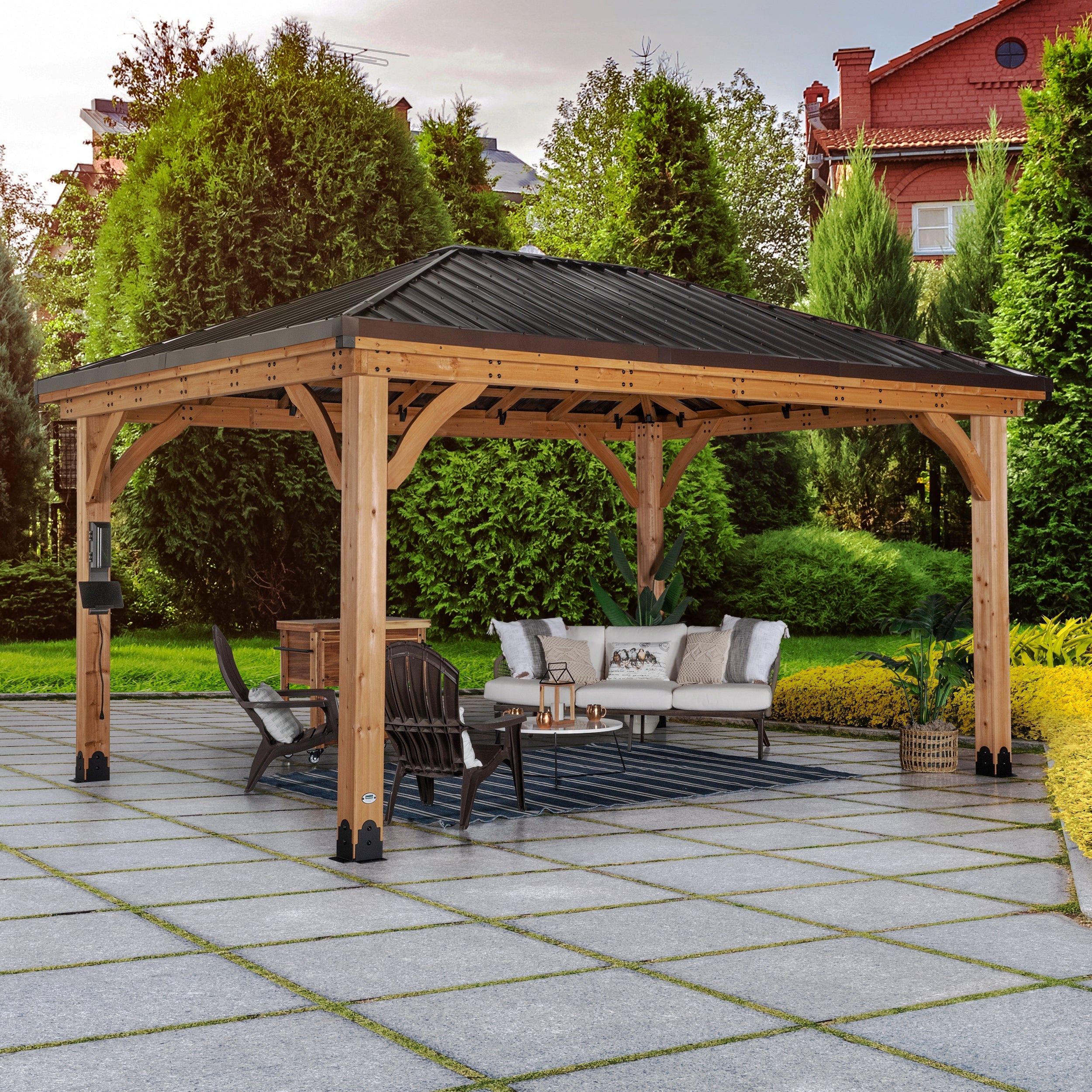16x12 Barrington Gazebo - Backyard Discovery