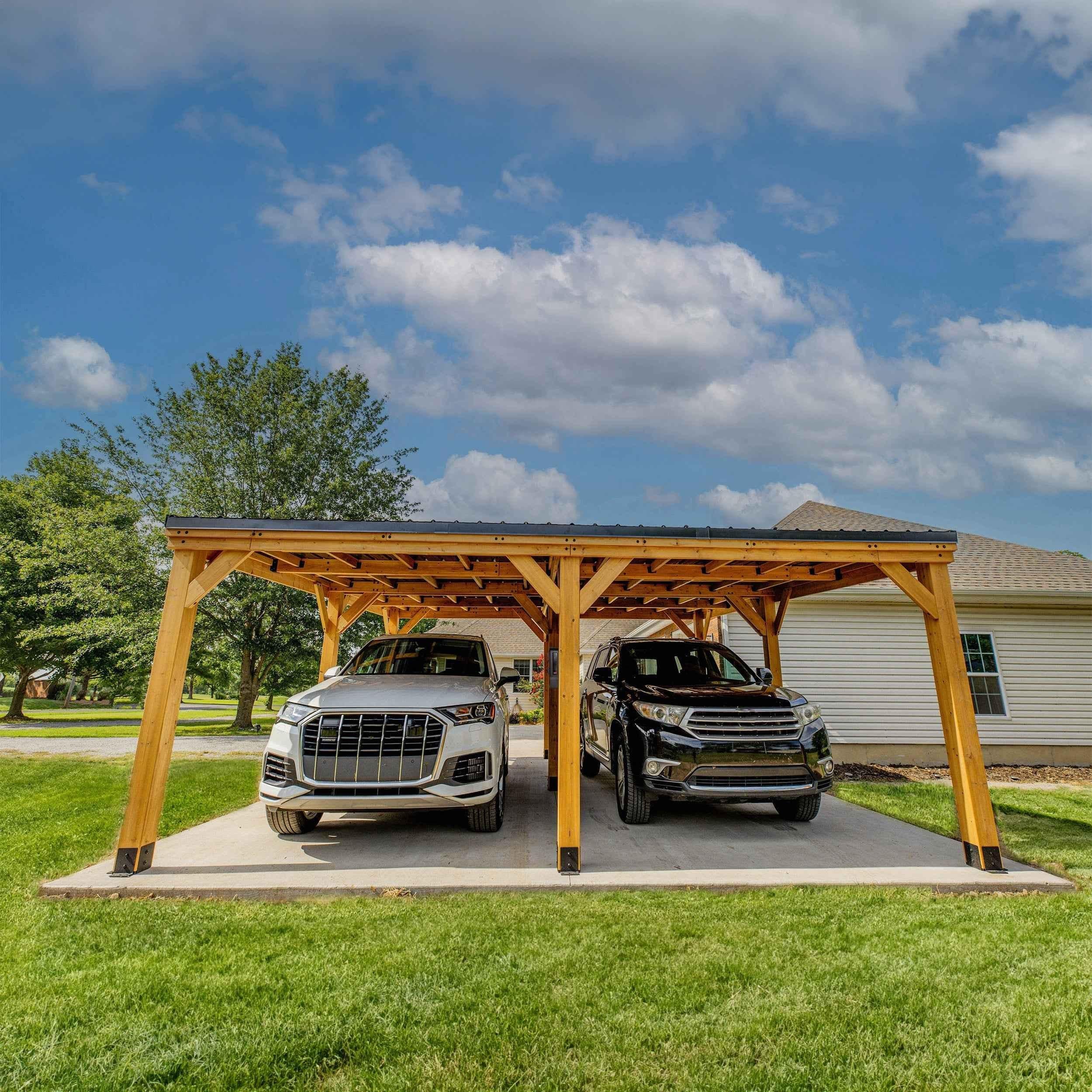 Backyard Discovery 20x20 Kingsport Carport.