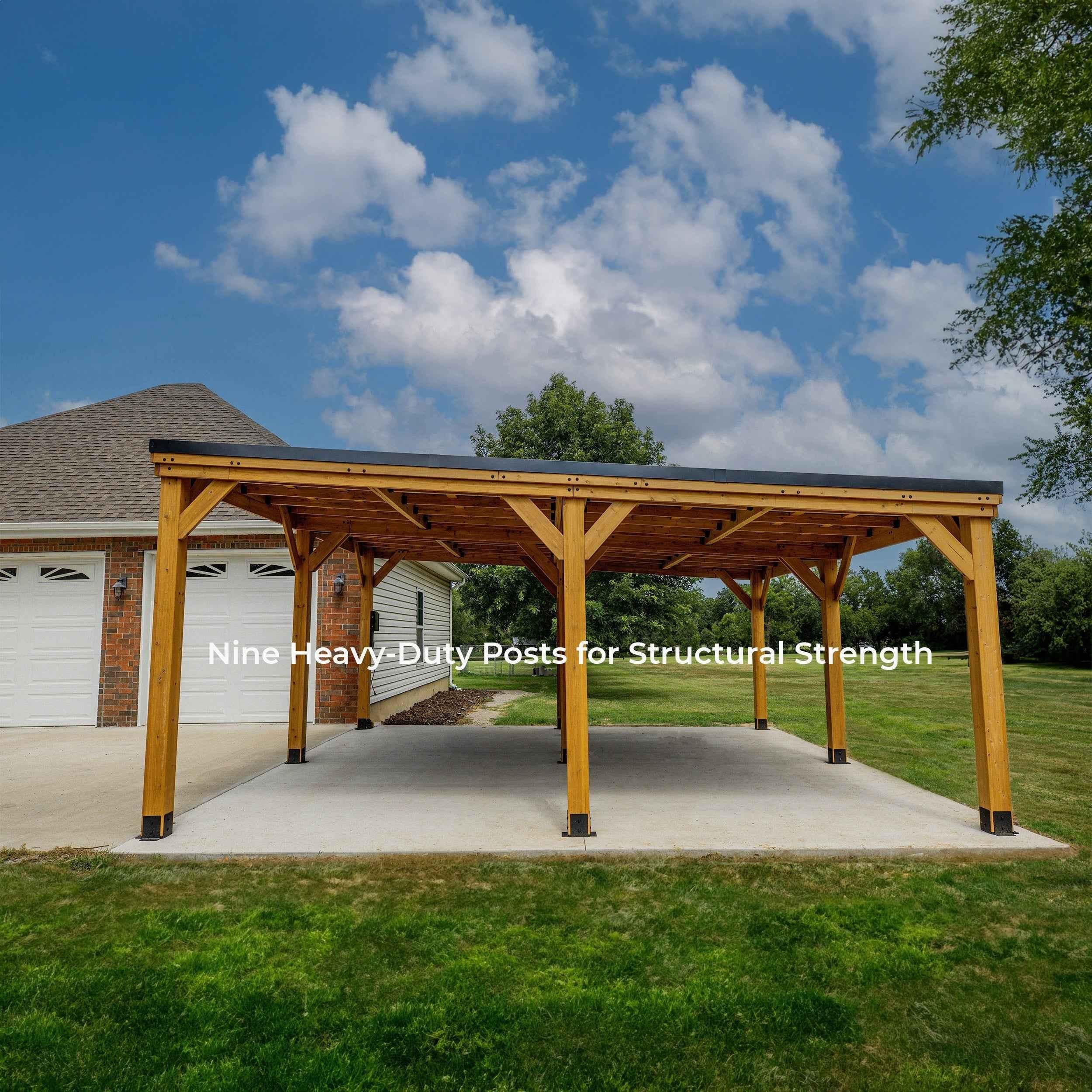 Backyard Discovery 20x20 Kingsport Carport.